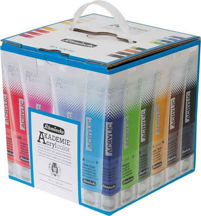 Schmincke Acrylfarbe AKADEMIE Acryl, Value Pack 16 x 120 ml-Tuben, Kartonset