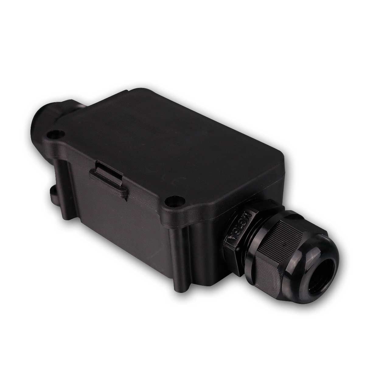 ChiliTec Kabelbox Kabelverbinder-Box, wasserdicht IP66, für 2 Kabel