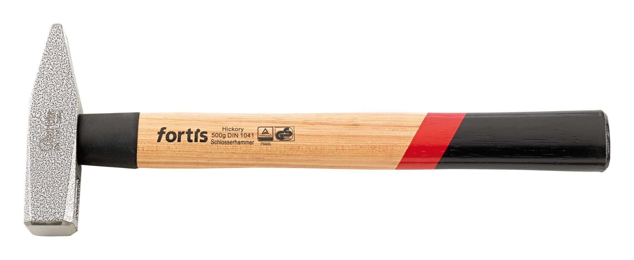 fortis Hammer, Schlosserhammer DIN1041 500g Stielschutz