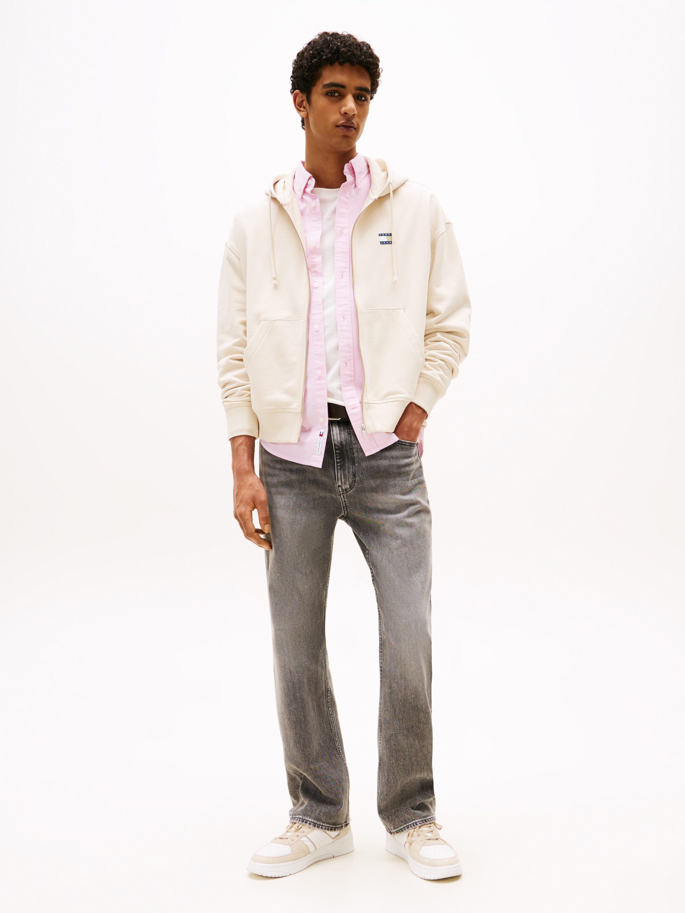 Tommy Jeans Kapuzensweatshirt TJM CRP NEW CLASSICS ZIP THR Mit Rundhalsauss günstig online kaufen