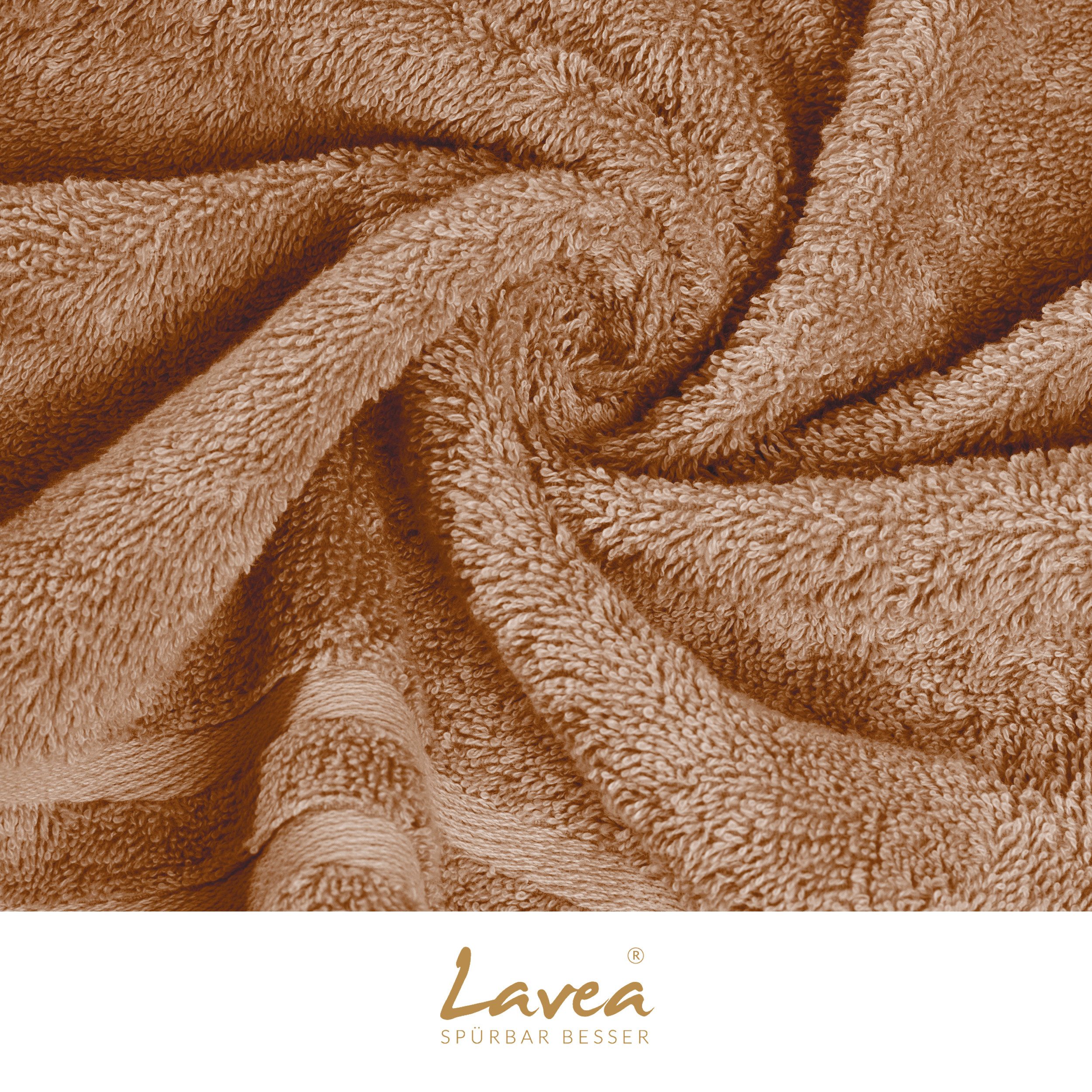 Lavea Badetuch Duschtuch 100x150 cm Elena Frottee Duschhandtuch, 100% Baumwolle, 500 g/m² Frottier, weich & saugstark, pflegeleicht – Bild 5 von 5