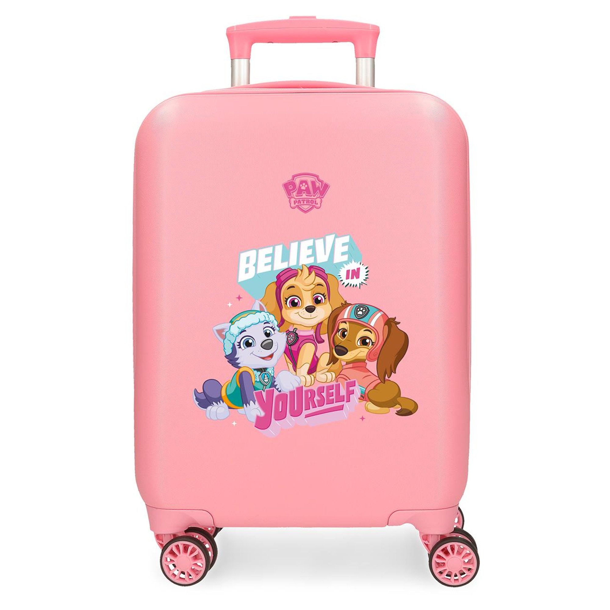 PAW PATROL Kinderkoffer Paw Patrol Trolley 50 cm – Hartschalenkoffer mit 360° Rollen, Schloss, Qualitätsware, Leicht, ABS-Hartschale, 4 Rollen 360°