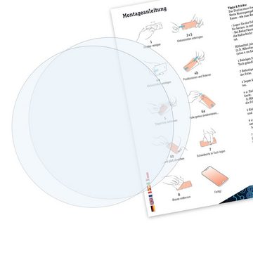 Bruni Schutzfolie Glasklare Displayschutzfolie für Polar Vantage M, (2 Folien), praktisch unsichtbar