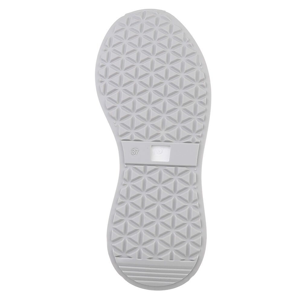 Ital-Design Damen Low-Top Freizeit Sneaker (88930187) Keilabsatz/Wedge Sneakers Low in Weiß