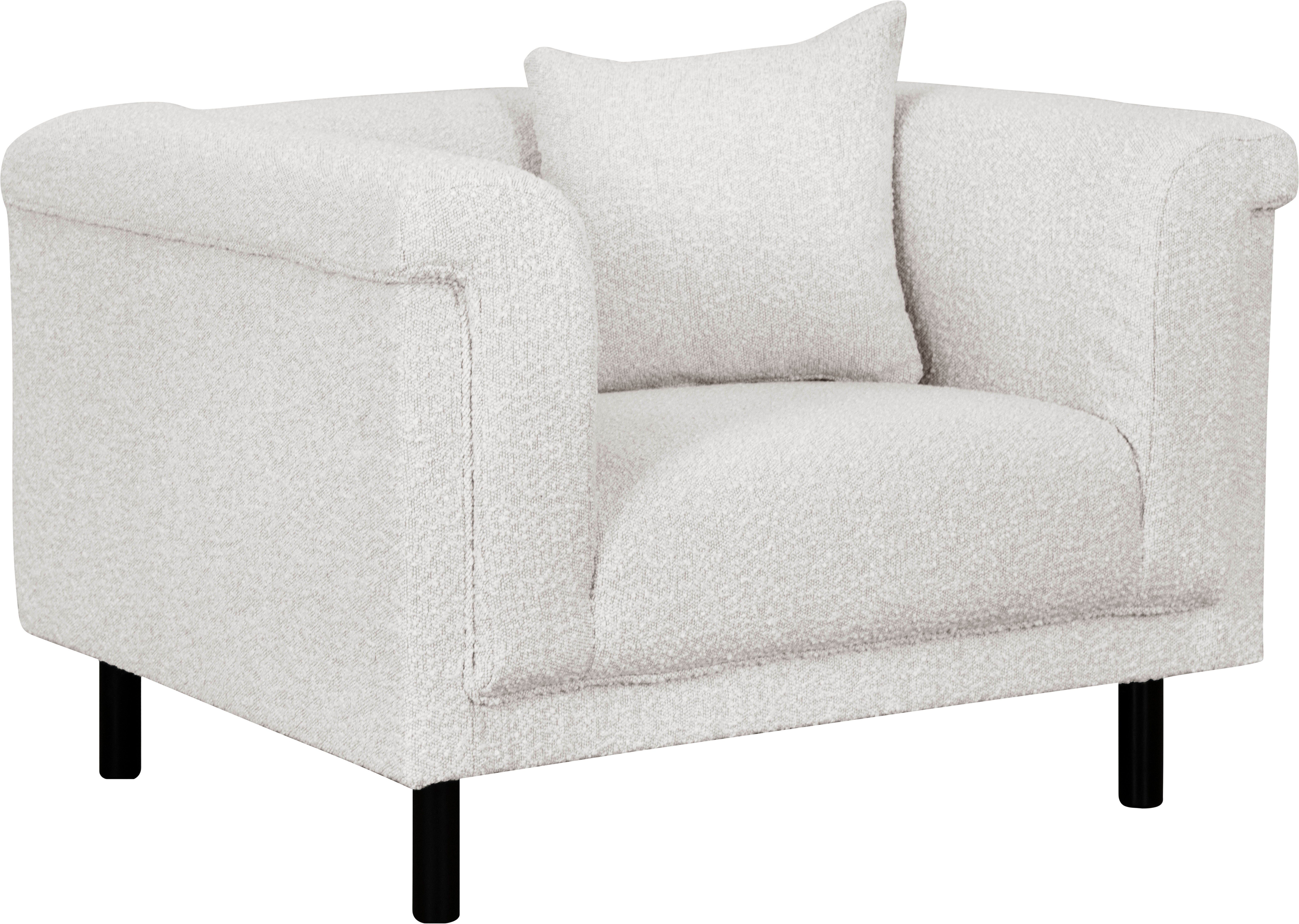 Home affaire Sessel AGNIA B/T/H: 100/85/71 cm, incl. Zierkissen, auch in Cord und Bouclé