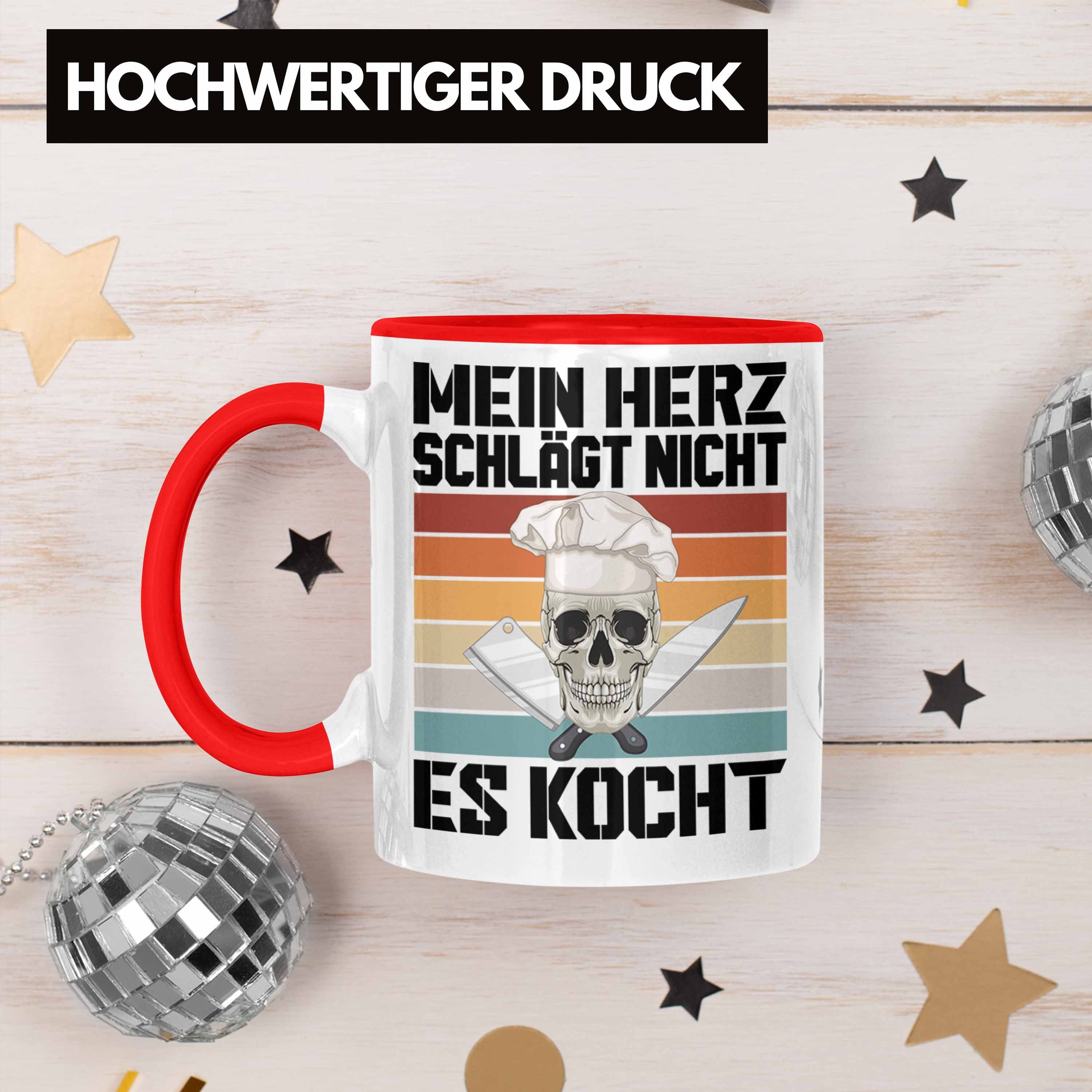 Koch Trendation Männer Rot Koch Köchin Lustig Trendation Geschenk - Geschenkidee für Tasse Tasse Geschenke