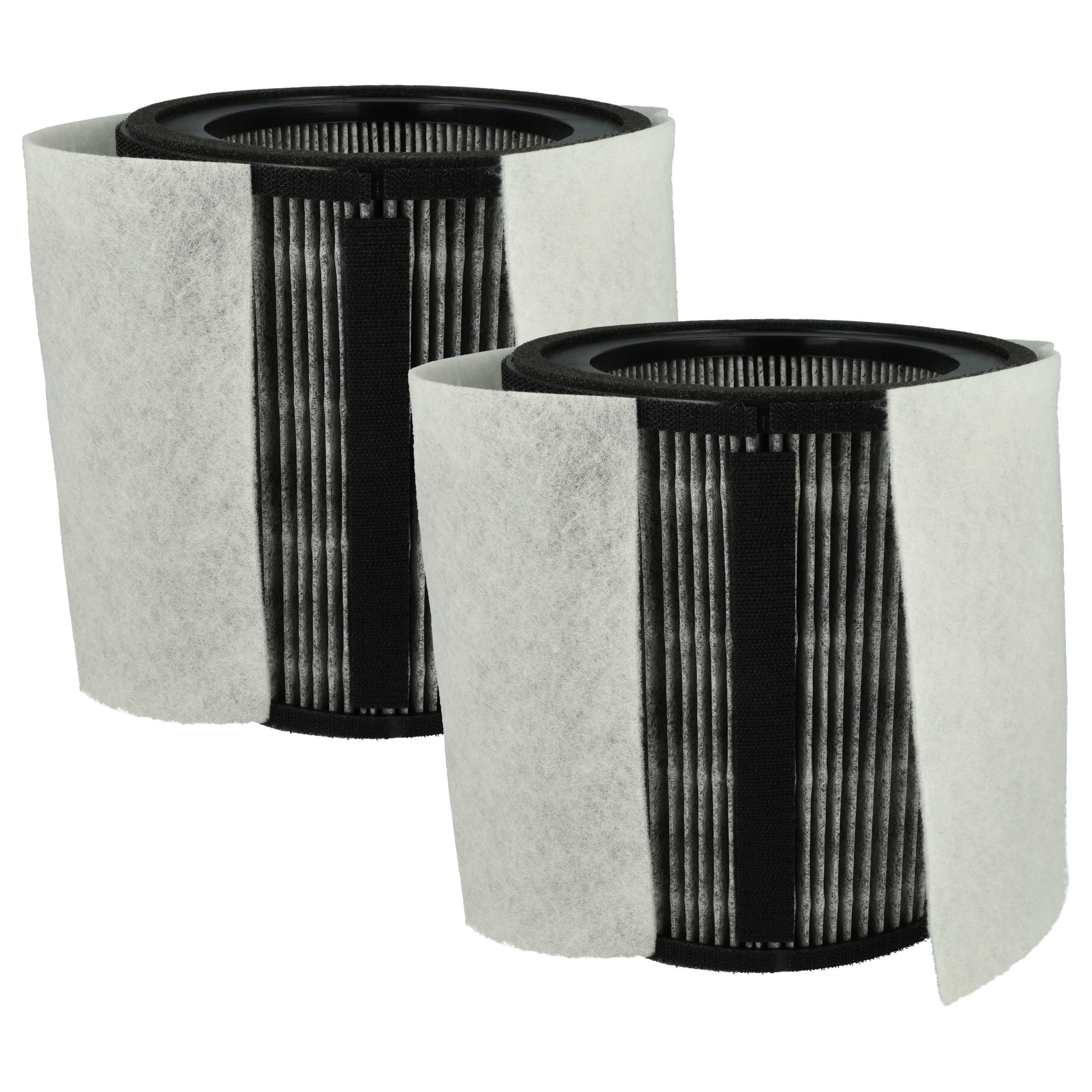 vhbw HEPA-Filter passend für Leifheit / Soehnle Airfresh Clean Connect 500 Luftreiniger, Zubehör für Leifheit / Soehnle Airfresh Clean Connect 500