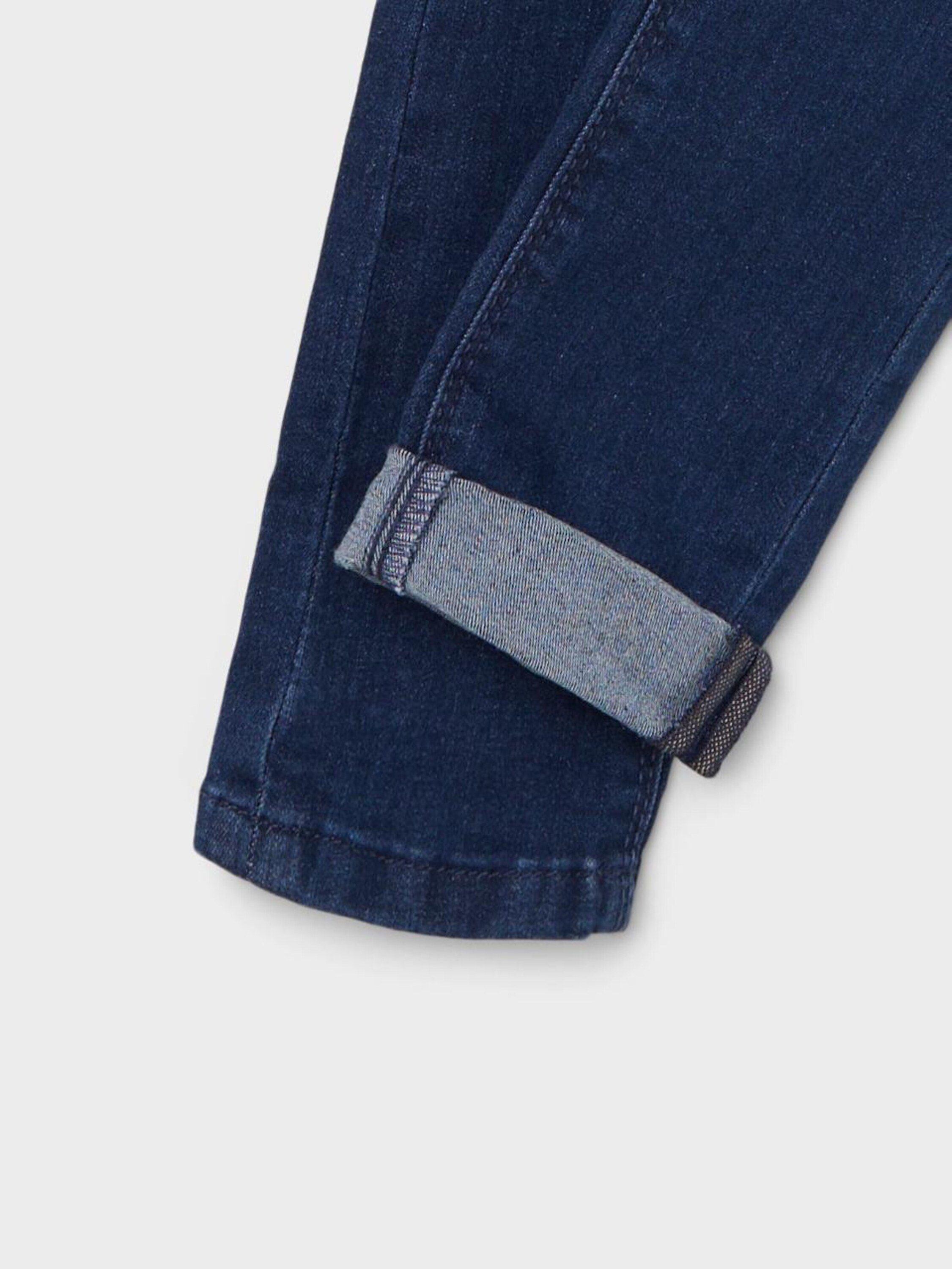 denim Plain/ohne Polly Weiteres blue It (1-tlg) Details Name Detail, Regular-fit-Jeans medium