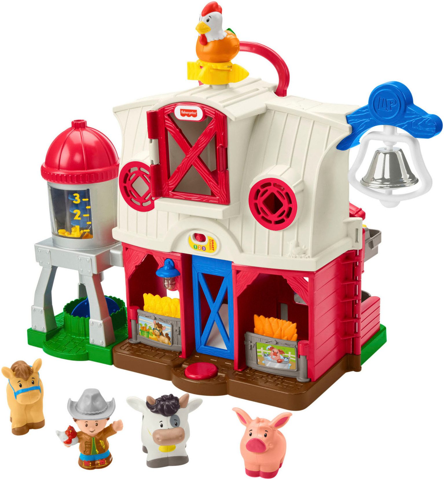 Fisher-Price® Lernspielzeug Little People Bauernhof, mit Licht und Sound, inklusive Tiere