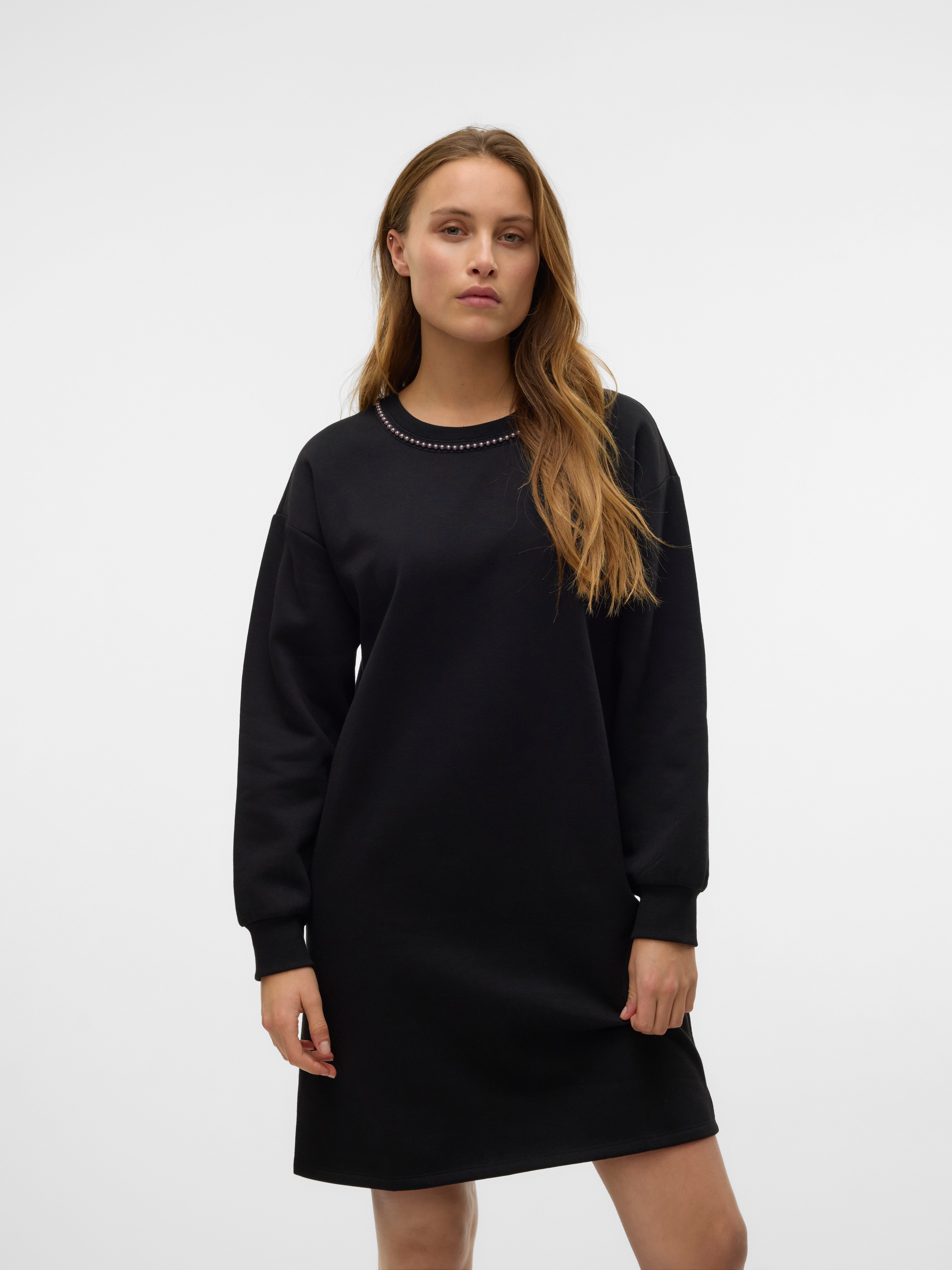 Vero Moda Sweatkleid VMDAISY SHORT SWEAT DRESS JRS BOO GA günstig online kaufen