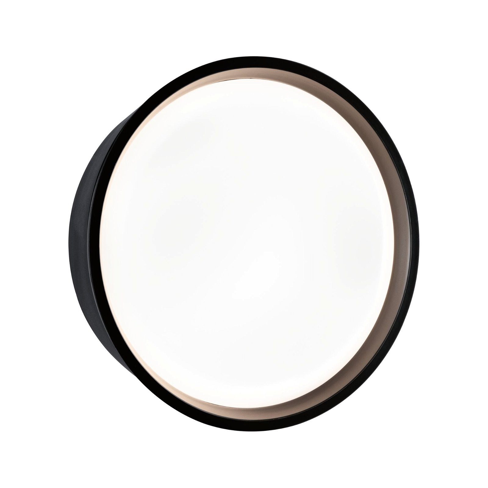 Paulmann LED Außen-Wandleuchte Platomo IP44 rund 180mm 3000K 14,5W 1200lm 230V Kunststoff, LED fest integriert, Warmweiß, seewasserresistent