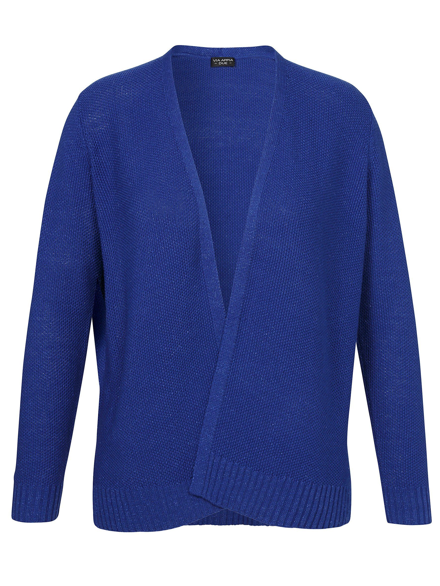 unifarbenem APPIA Cardigan in DUE VIA Stil