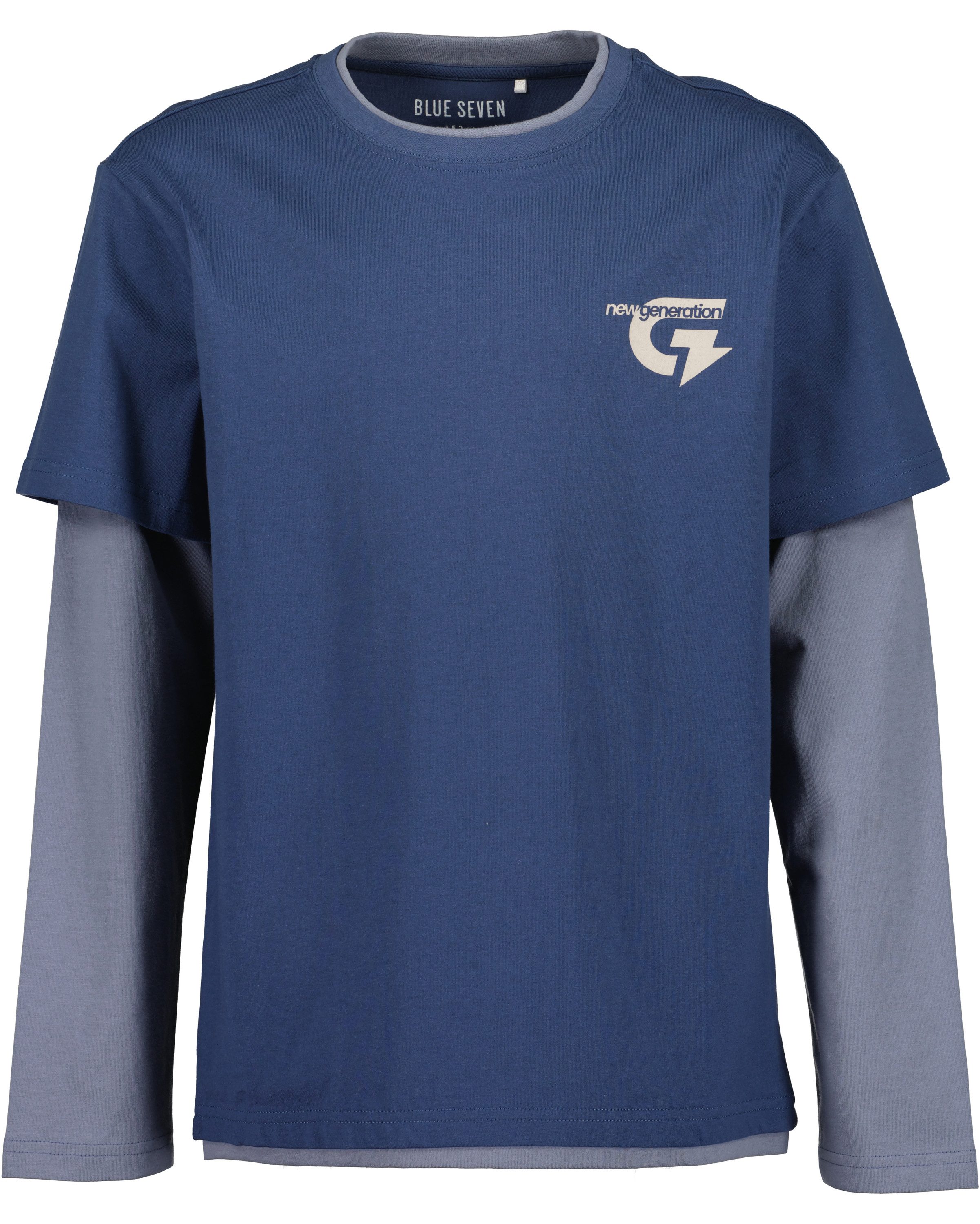 Blue Seven Langarmshirt Jungen Langarmshirt mit T-Shirt Optik
