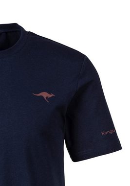 KangaROOS Kurzarmshirt (2er-Pack) mit KangaROOS Print auf der Brust