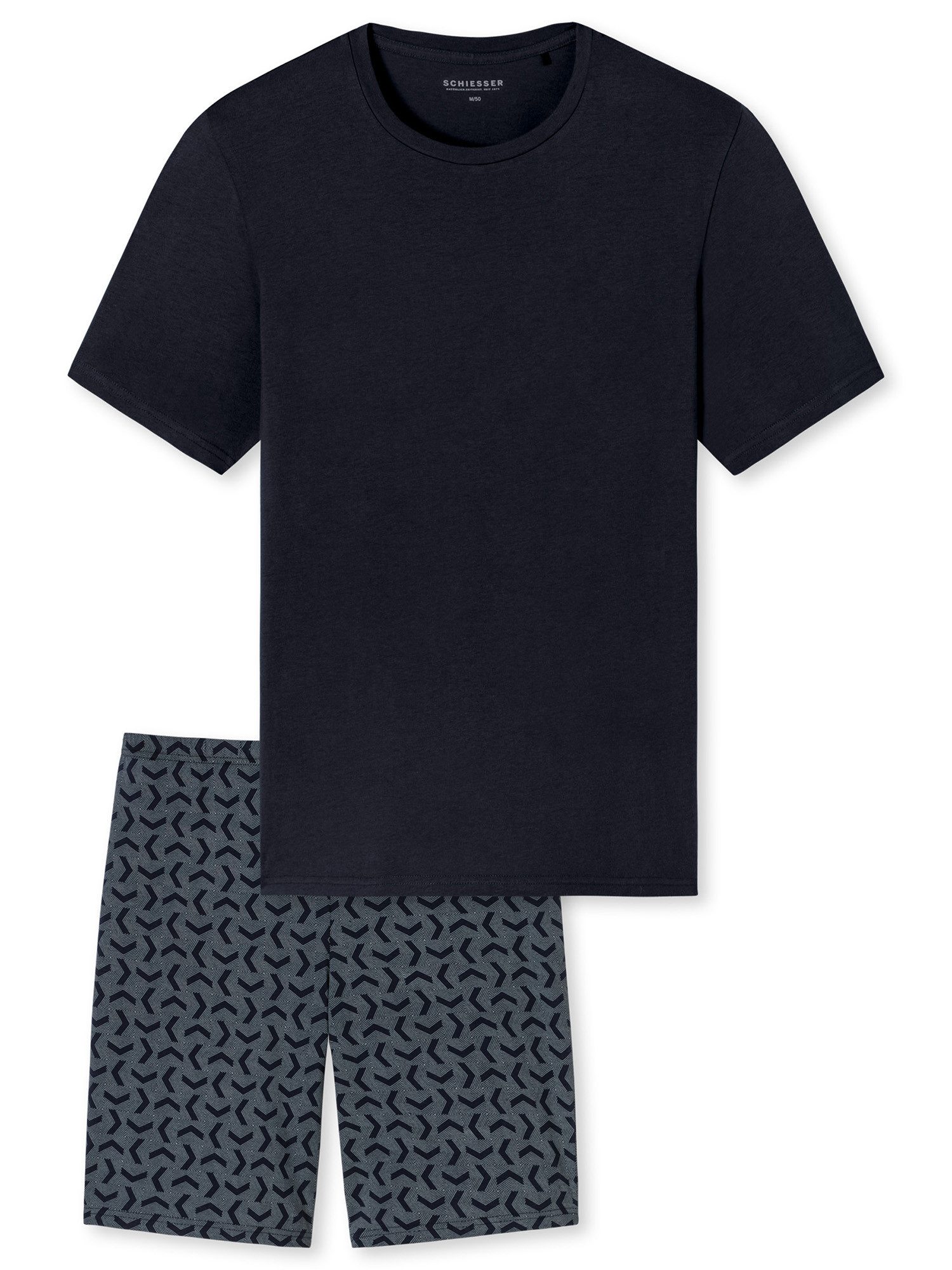 Schiesser Pyjama Rundhals - Casual Essentials günstig online kaufen
