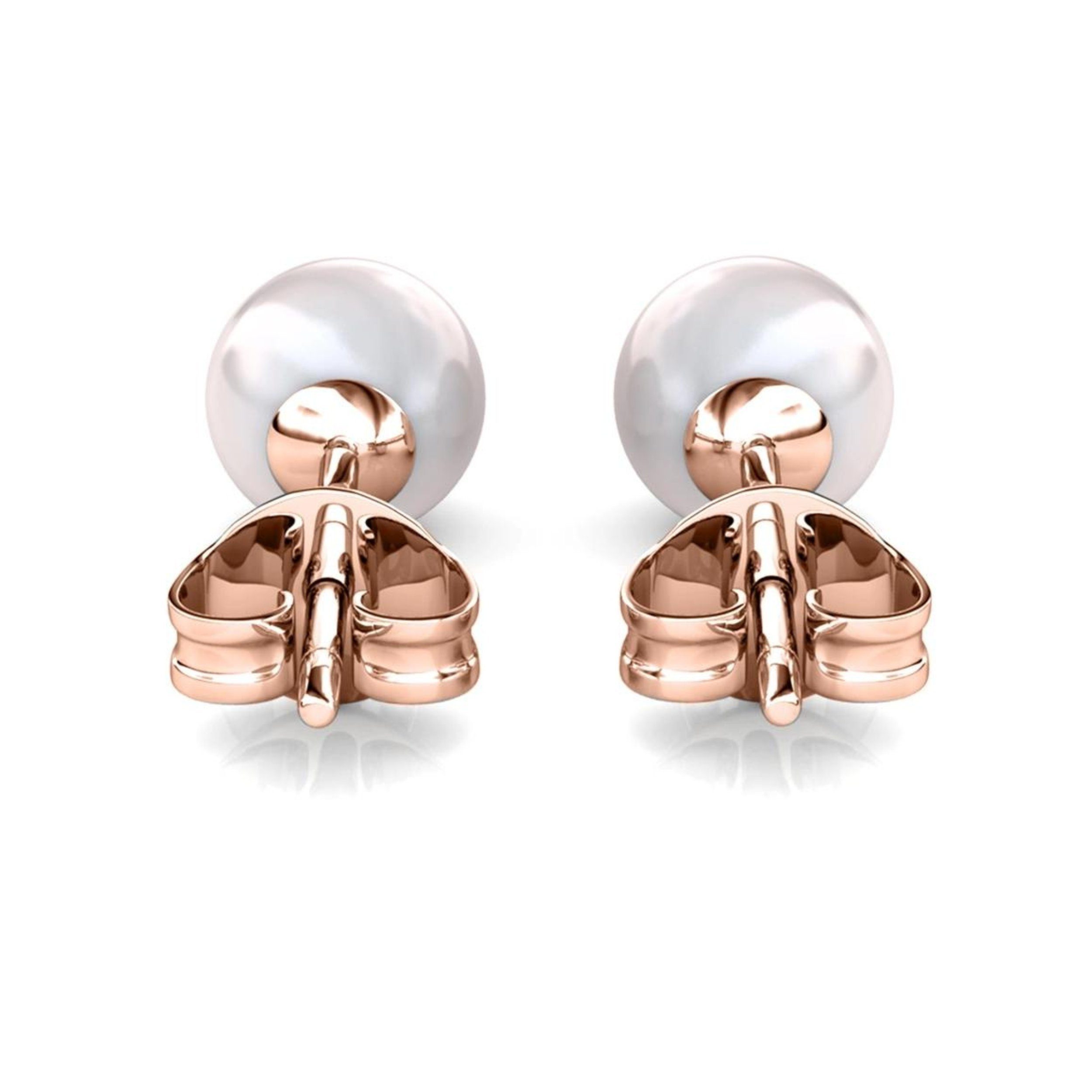 Ella Eisvogel Schmuckset Perlmutt Duo - Roségold & Perle, 18 Karat