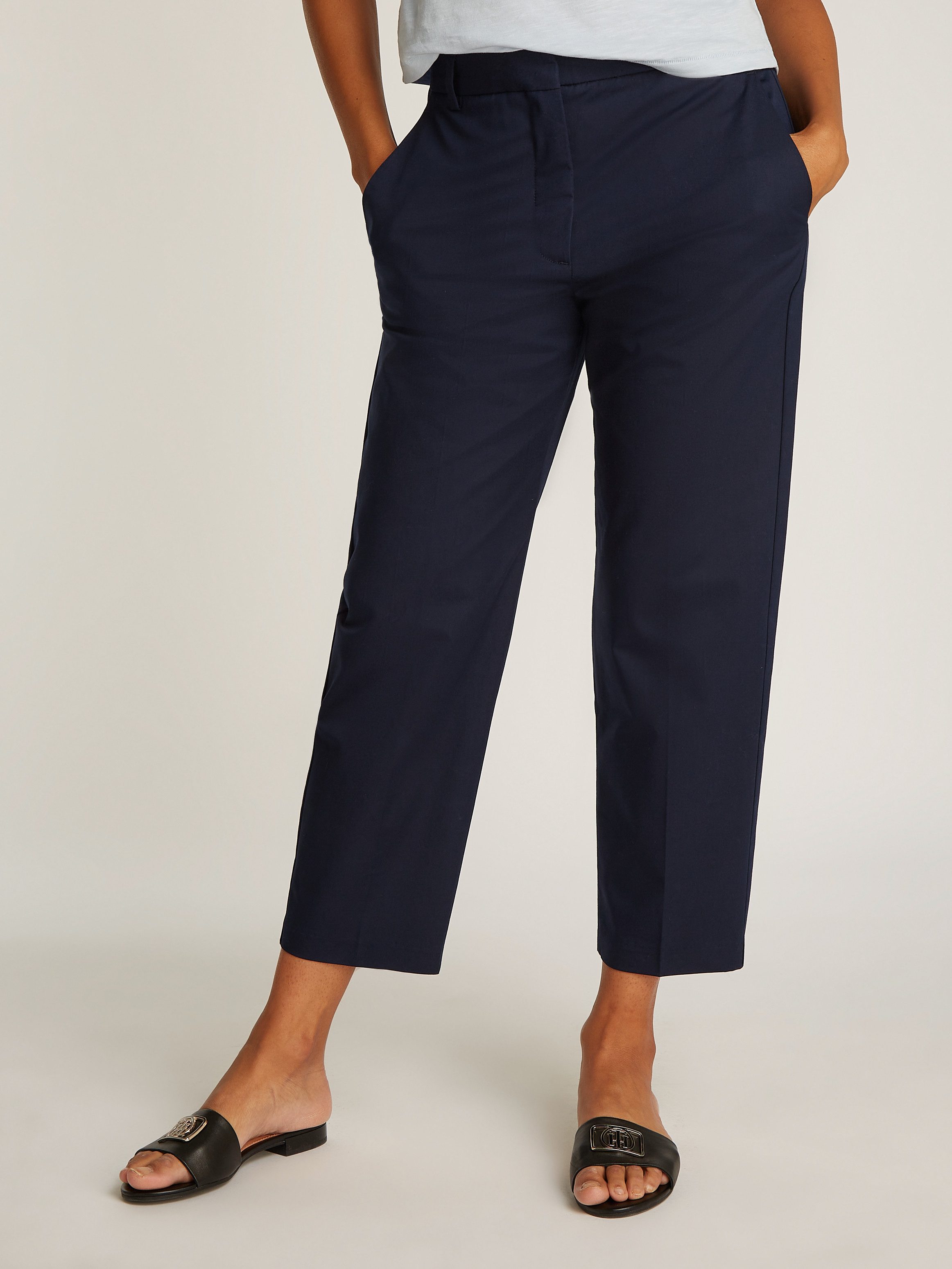 Tommy Hilfiger Chinohose mit Bügelfalten günstig online kaufen