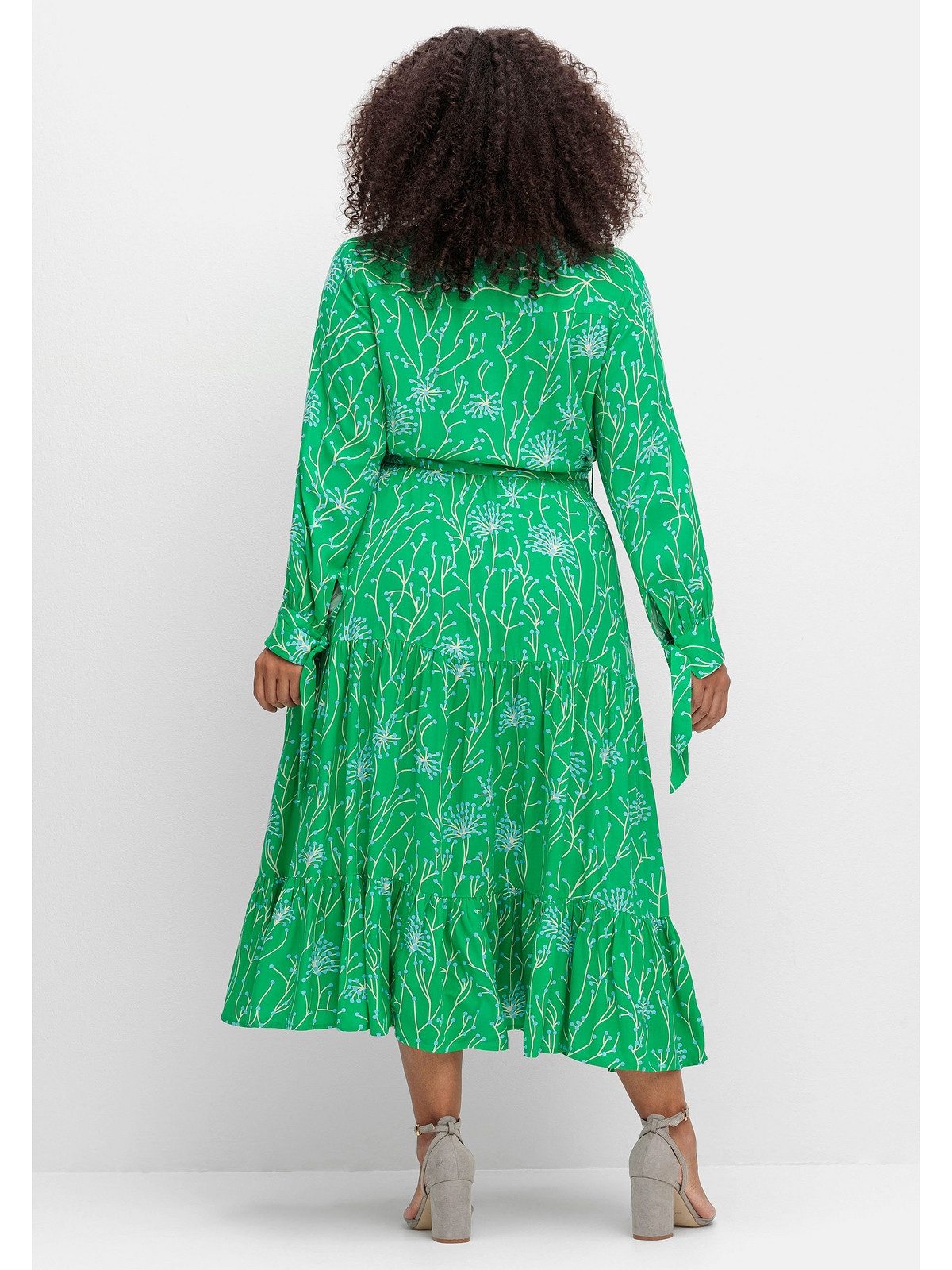 sheego by Joe Browns Maxikleid Große Größen mit floralem Alloverdruck