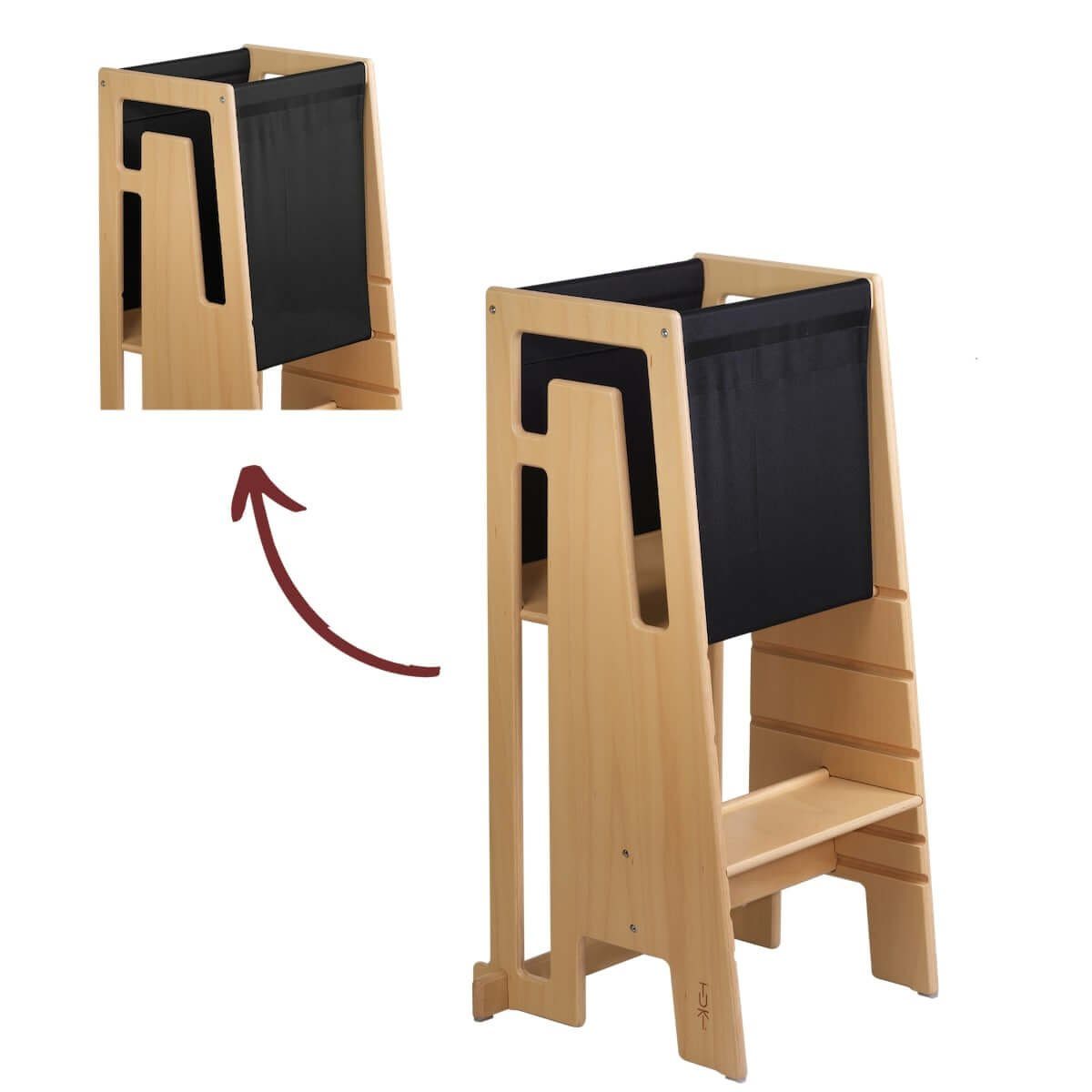 Tuki Stehhilfe Tuki Entdeckertuch für Tuki Lernturm / Sicherheitstuch