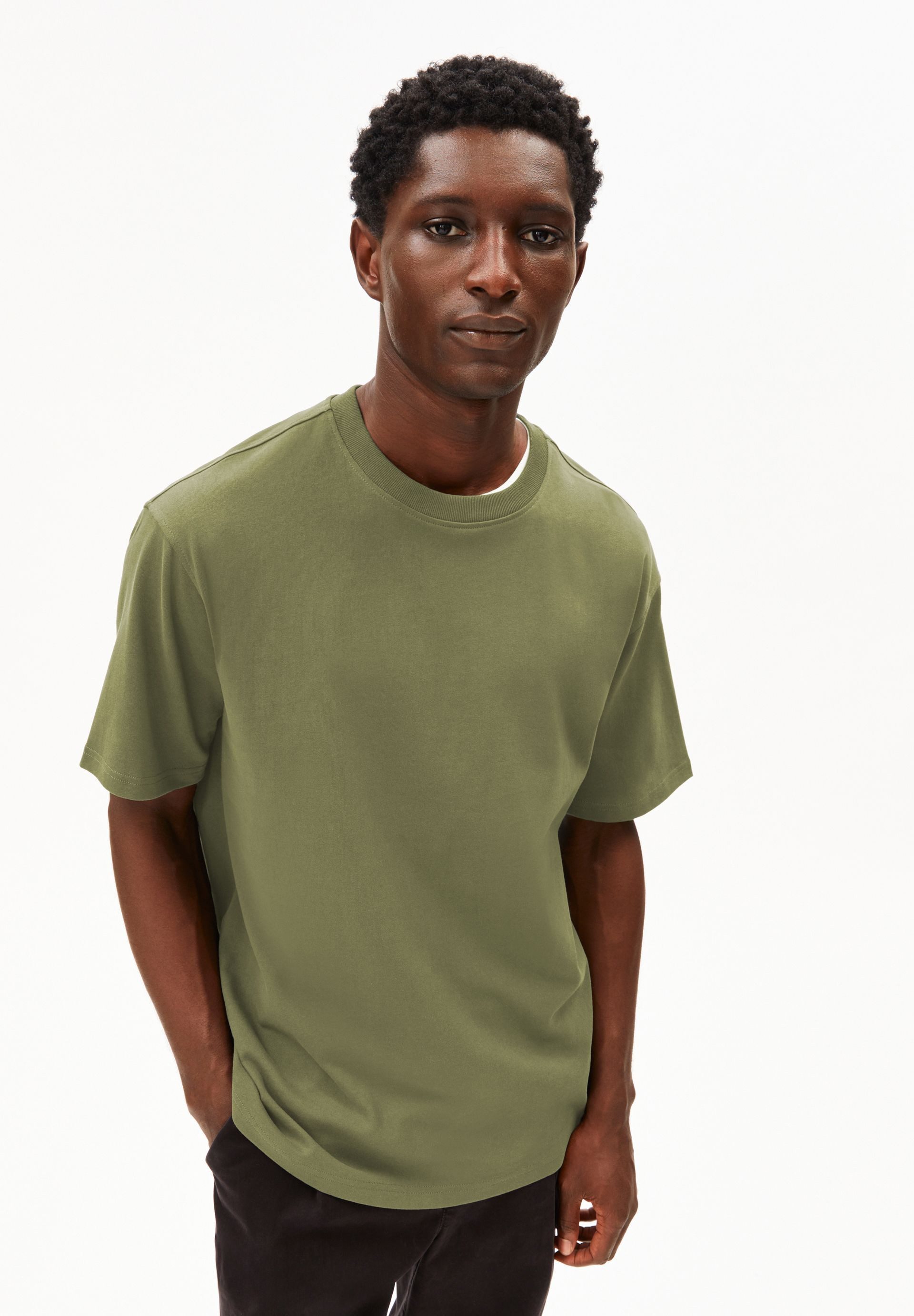 T-Shirt MAARKOS T-Shirt aus Baumwoll-Mix
