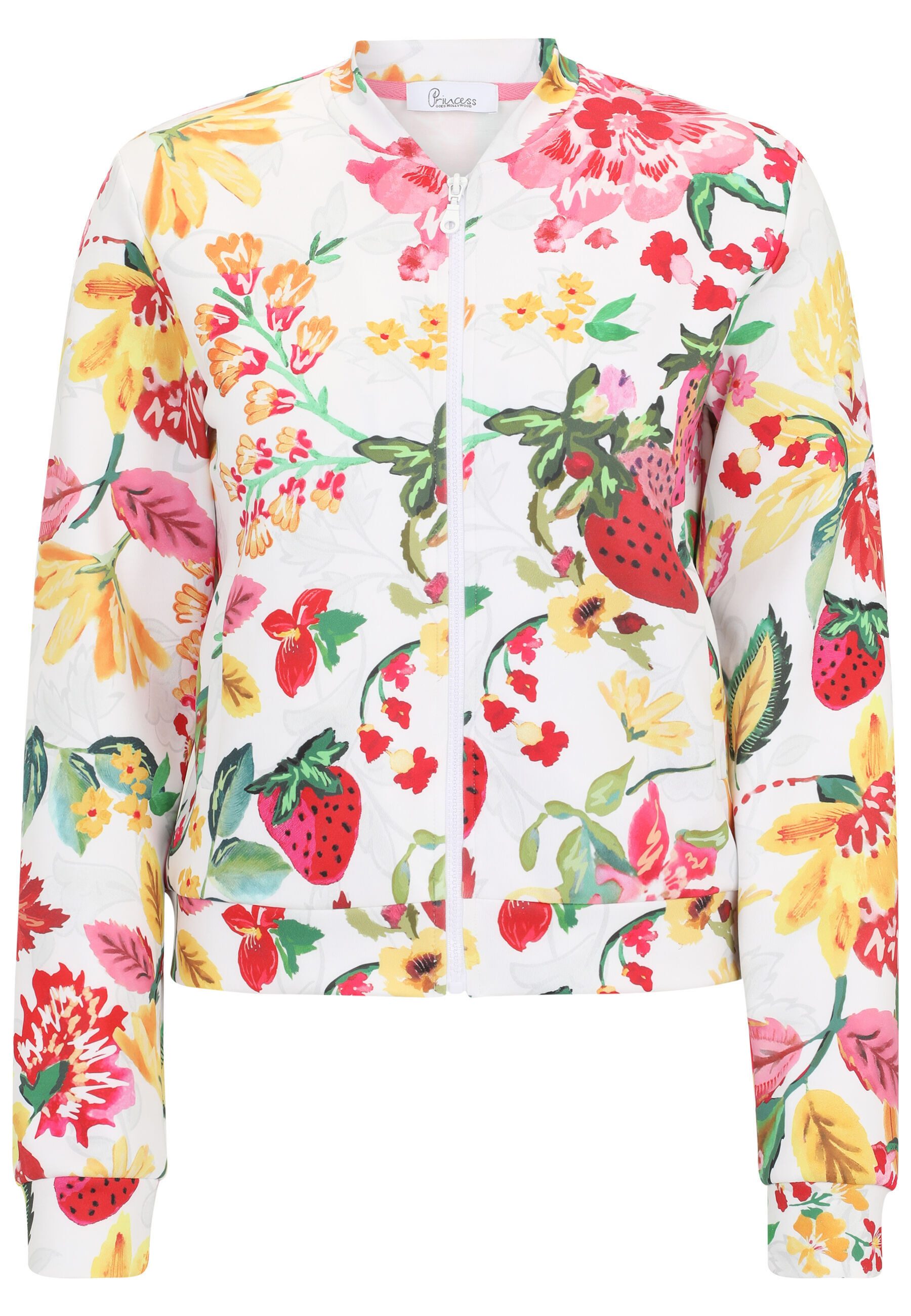 Princess goes Hollywood Sweatjacke mit Blumen-Print