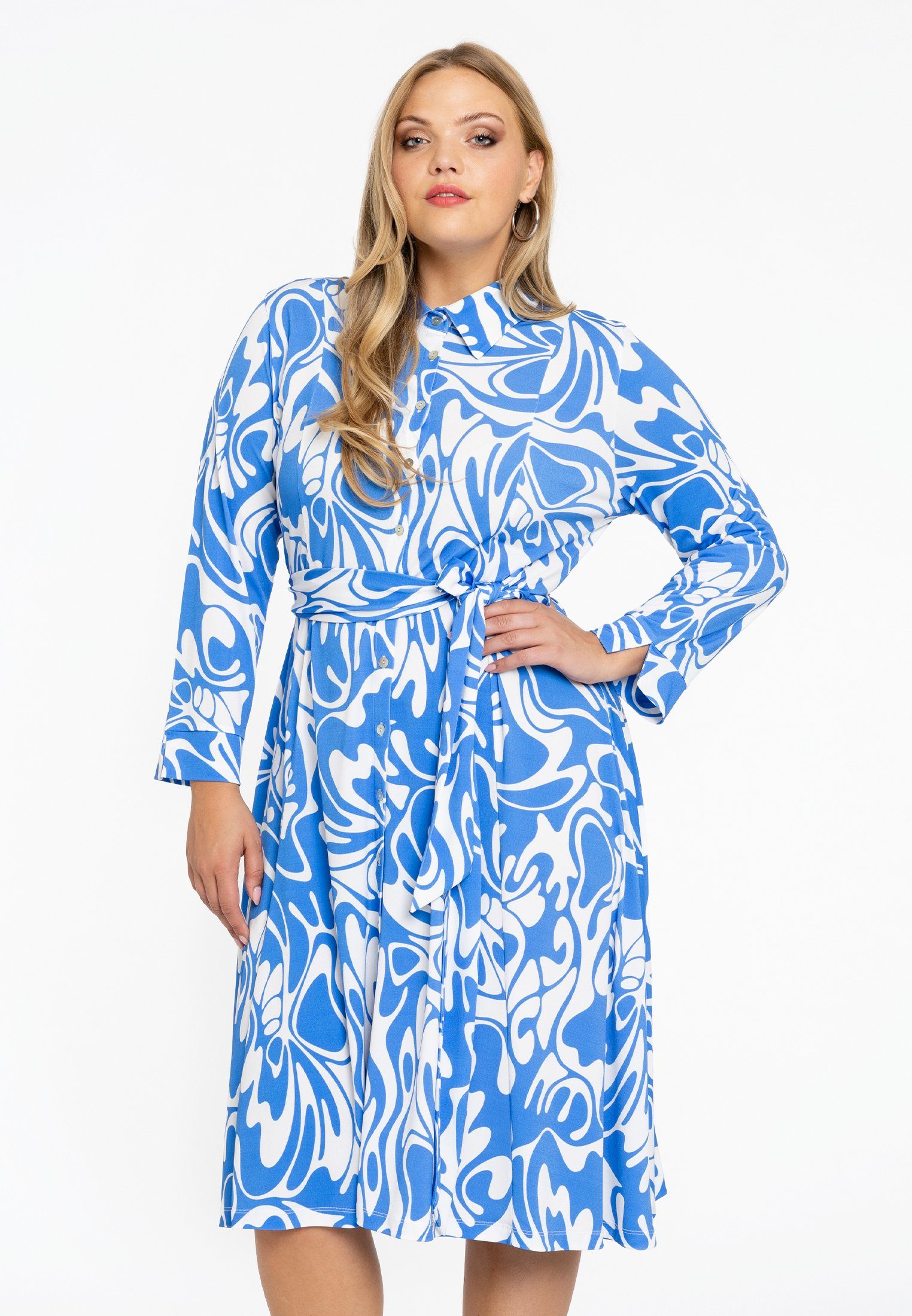 A-Linien-Kleid Damen Kleid Große Größen