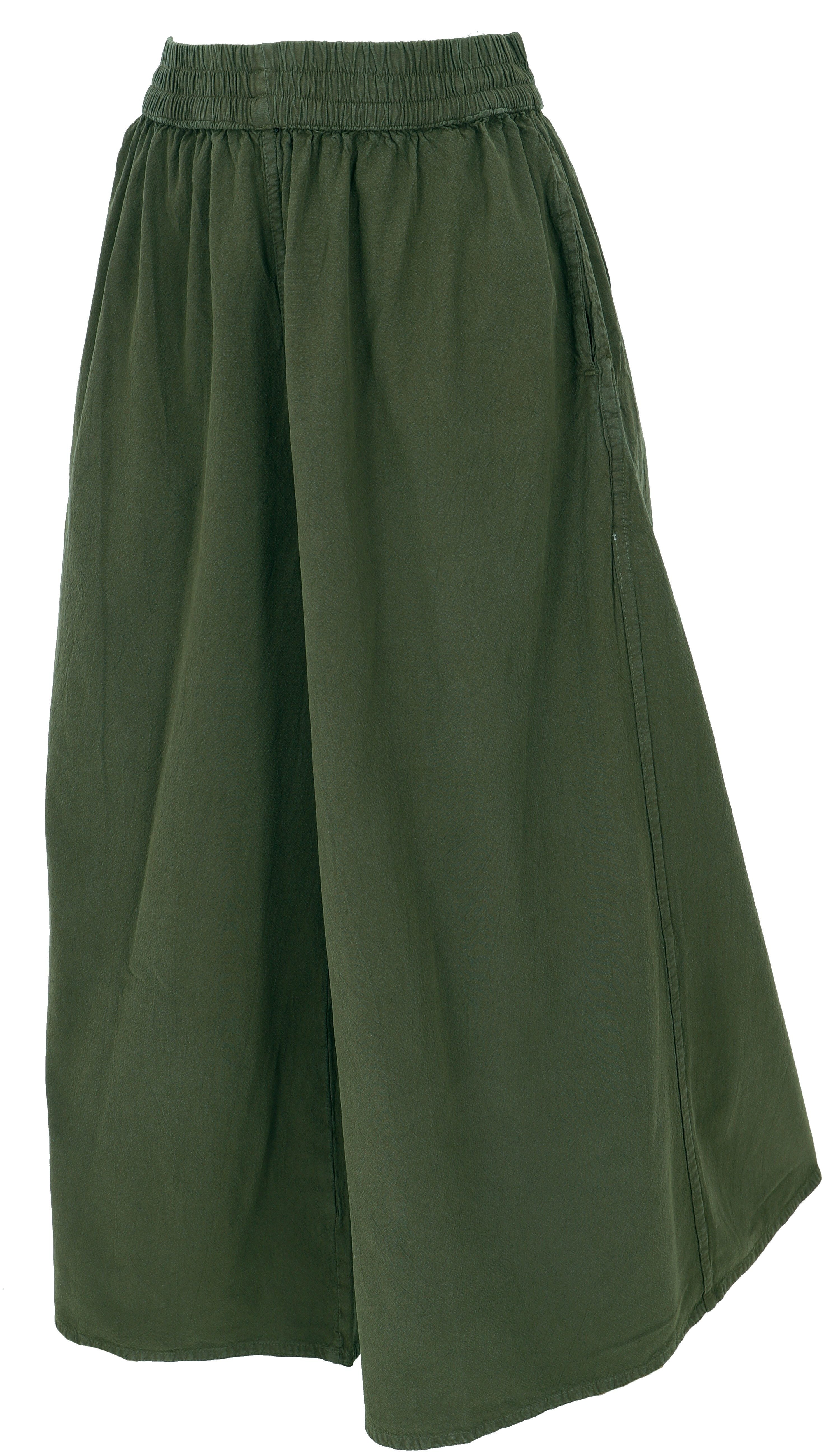 Guru-Shop Relaxhose Bequeme Palazzohose, weite Marlenehose, Boho.. alternative Bekleidung – Bild 2 von 4