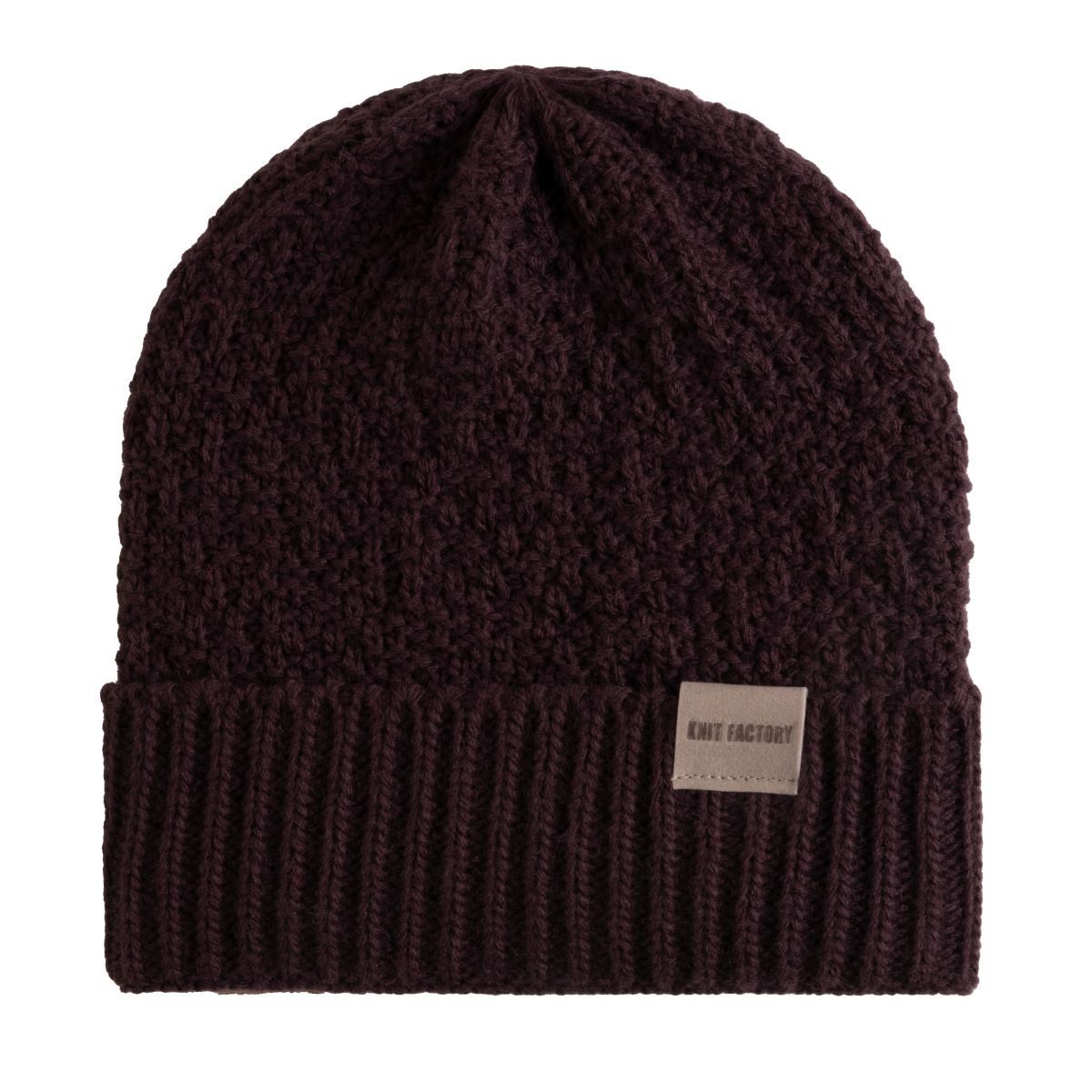 Strickmütze Haze Mütze Midnight Plum