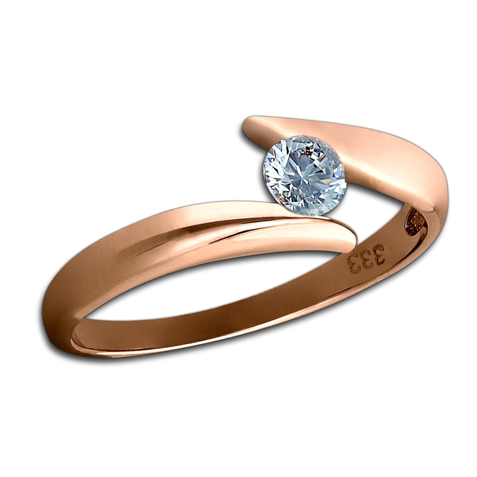 GoldDream Goldring GDR512EX GoldDream Rosegold Damenring günstig online kaufen