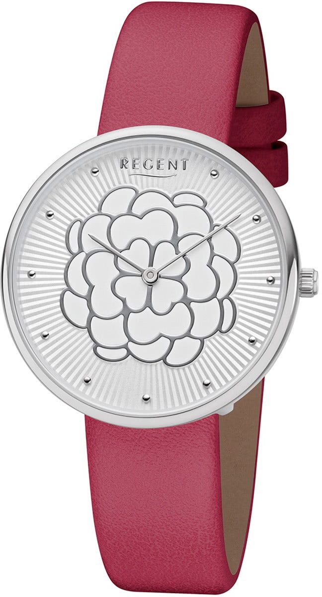 Quarzuhr Regent Damen Uhr BA-602 Leder Armbanduhr
