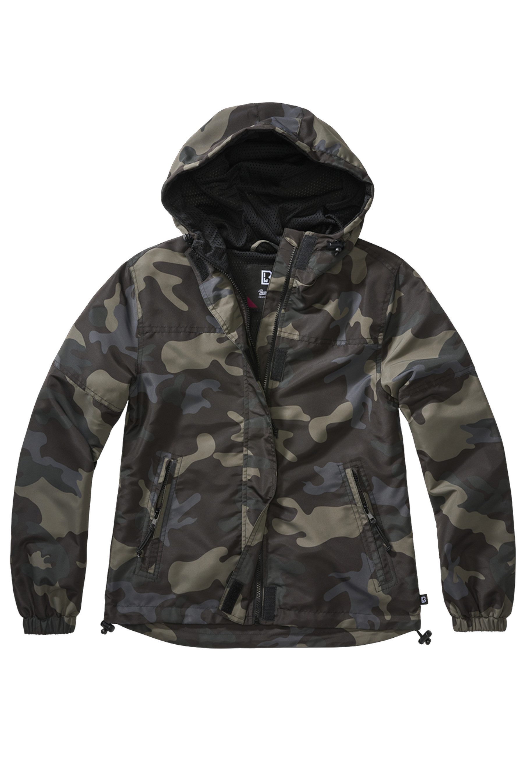 Brandit Allwetterjacke Brandit Damen Ladies Summer Windbreaker Frontzip (1-St)
