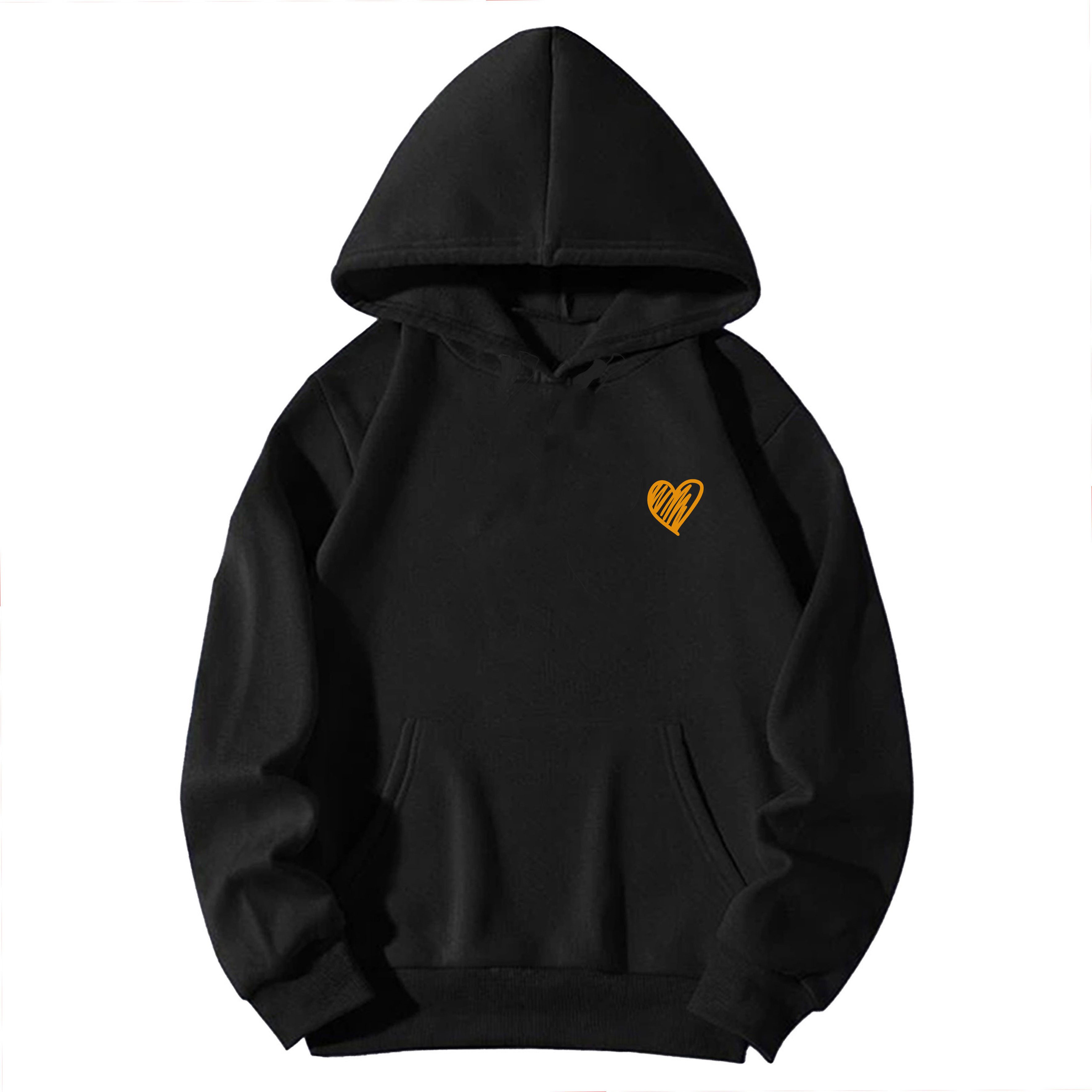 Kapuzensweatshirt Damen Kapuzenpullover Love Liebe Herz Heart