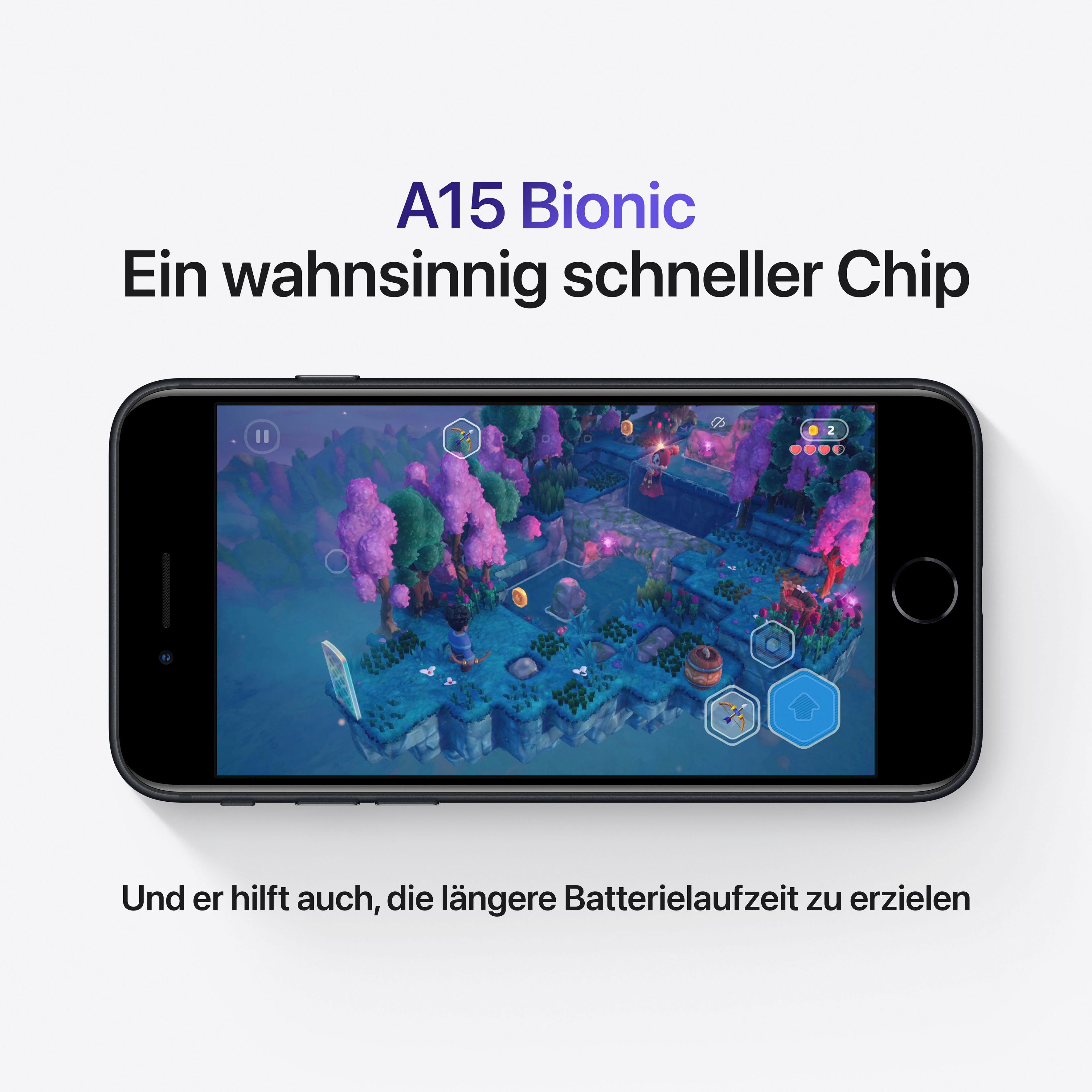 (2022) Speicherplatz, 12 Kamera) Apple Smartphone GB Midnight (11,94 cm/4,7 MP 256 iPhone Zoll, SE