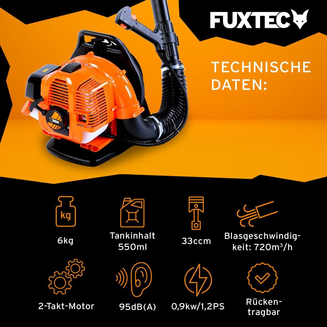 FUXTEC Benzin-Laubbläser FX-LB133T günstig online kaufen