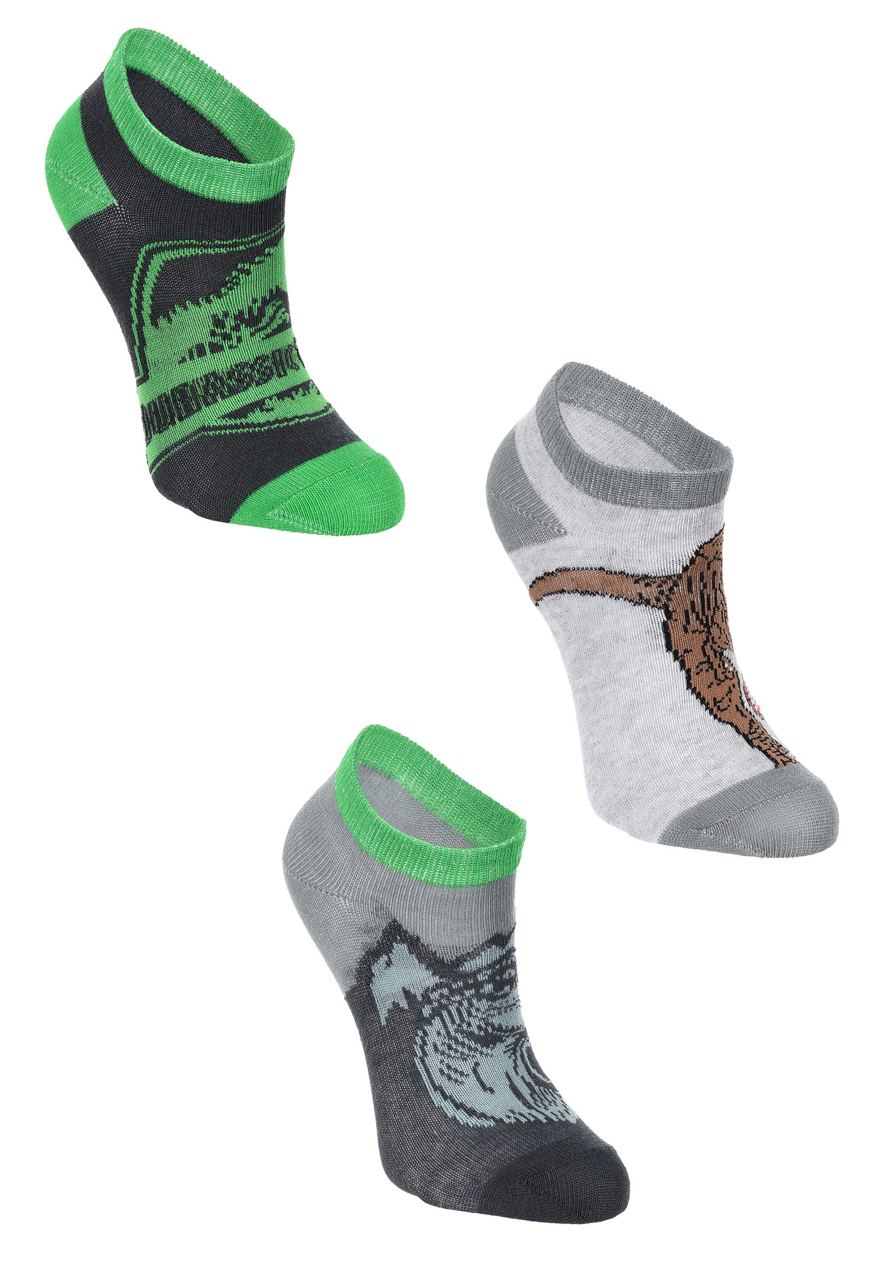 Jurassic World Носки для кроссовок Kinder Jungen Sneaker Носки 3er Pack (3-Paar)