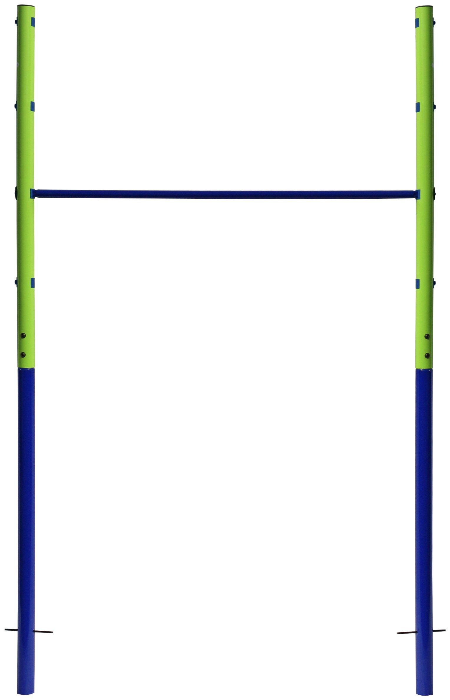 Best Sporting Turnreck 61394 Anna Spielplatz, blau/grün/blau, 3 verstellbare Höhen ca. 97-123-150 cm