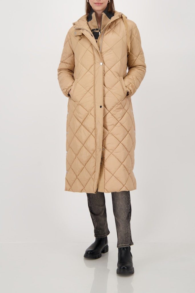Monari Parka Steppmantel Eleganter Druckknopfverschluss
