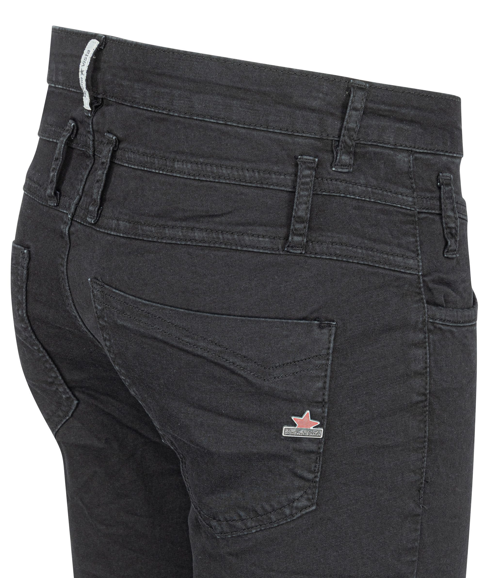 Buena Vista Stretch-Jeans BUENA VISTA FLORIDA CROPPED black 2508 B5912 601.014 - Cozy Denim