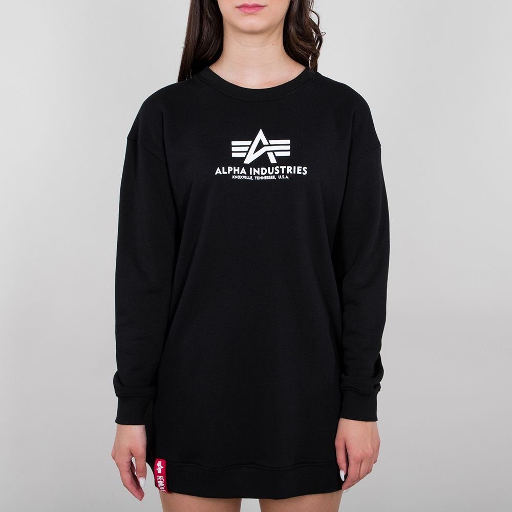 Alpha Industries Kapuzenpullover Basic Long Sweater Os Wmn