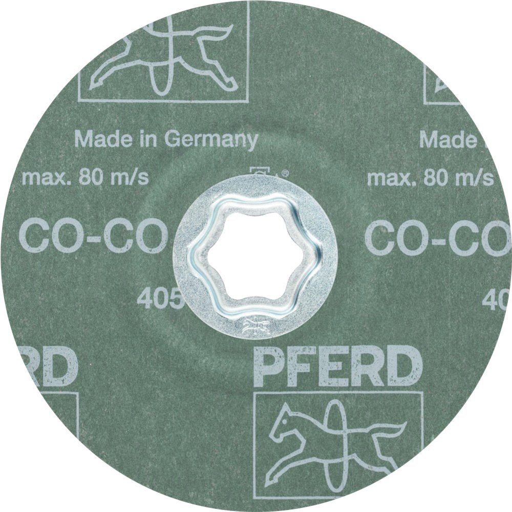 Fiberscheibe Keramikkorn Ø CO-COOL Schleifteller COMBICLICK 125 PFERD 64193106 mm 60 Pferd