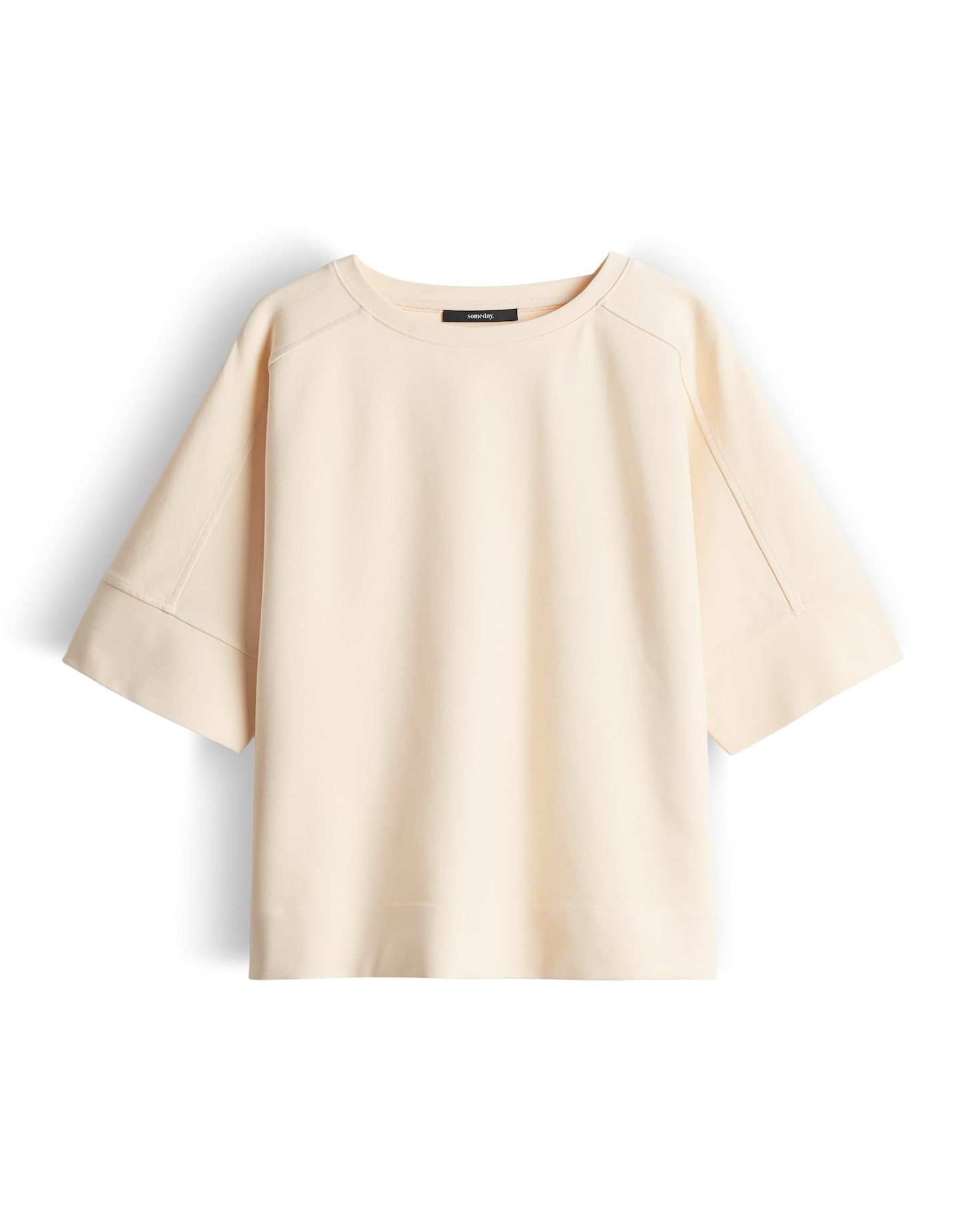 someday Sweatshirt URESAH Loose aus ECOVERO™ Viskosemix gerader Schnitt, leicht elastischer Stoff