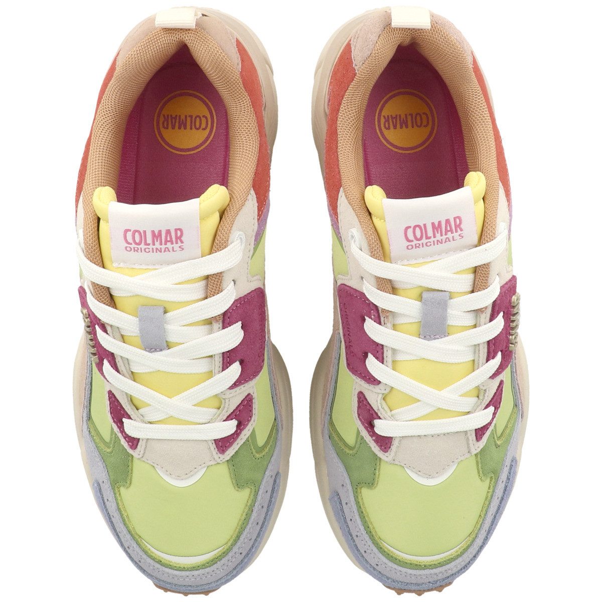 Colmar Garner Flashy Damen Sneaker Turnschuhe, Sportschuhe, Freizeitschuhe, Halbschuhe, Schnürschuhe