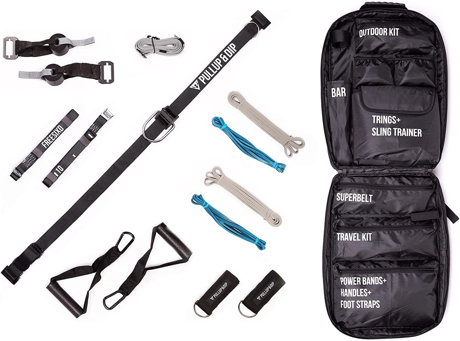 Schlingentrainer FREESIXD Schlingentrainer und Widerstandstrainer Set