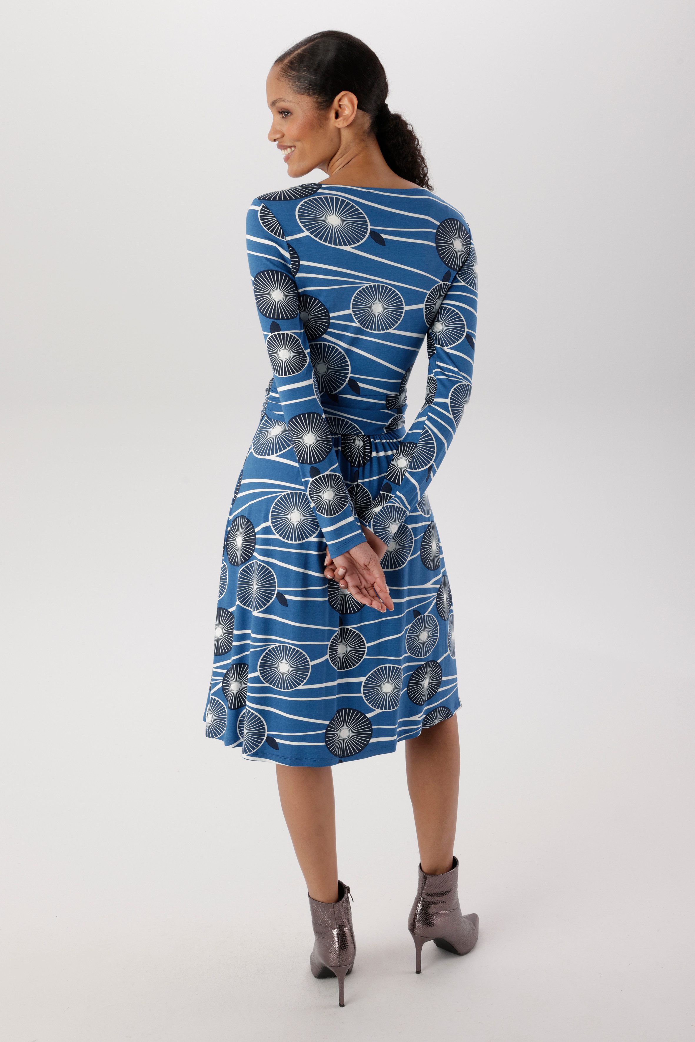 Aniston SELECTED Jerseykleid mit gerafften Taillenbund - NEUE KOLLEKTION