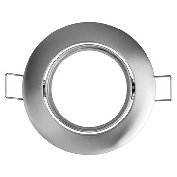 SEBSON LED Einbaustrahler Einbaustrahler Alu schwenkbar mit GU10 Fassung, Lochdurchmesser 75mm