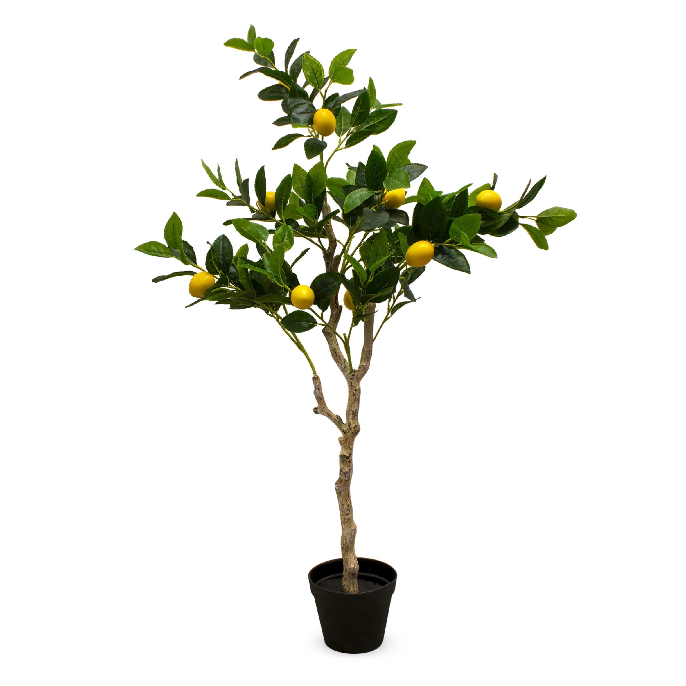 Kunstbaum Zitrus Deko Baum mit 10 Früchten Zitrusbaum, Spetebo, Höhe 118 cm günstig online kaufen