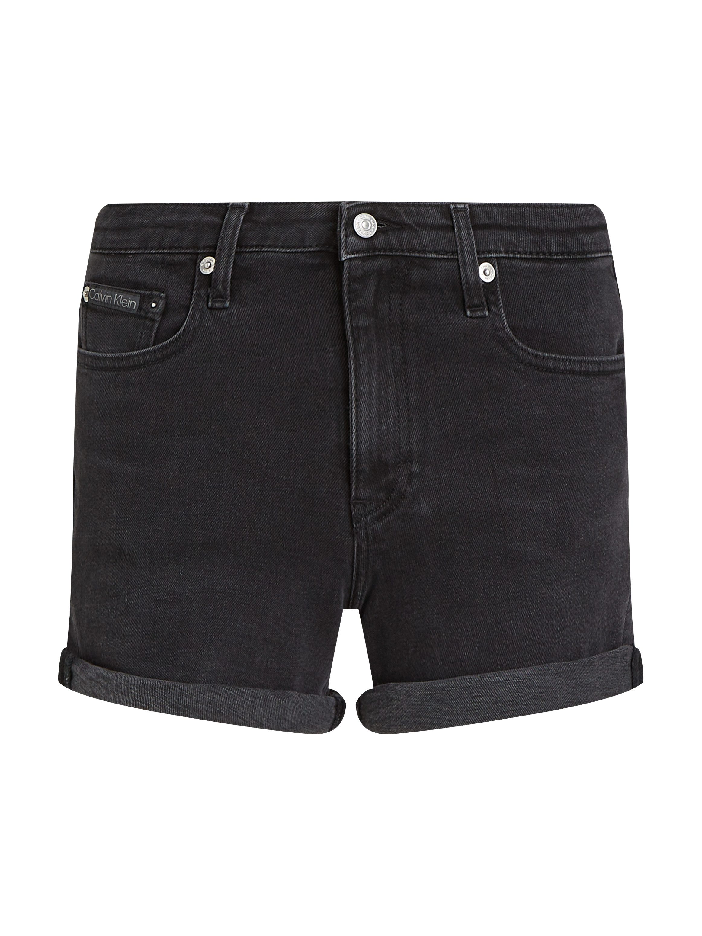 Calvin Klein Jeans Shorts MID RISE SHORT mit Umschlagsaum – Bild 5 von 5