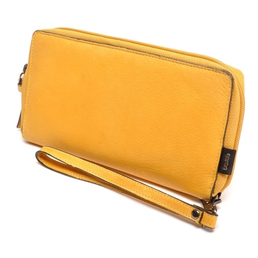 berba Geldbörse berba Basel 011 - Damenbörse in senf