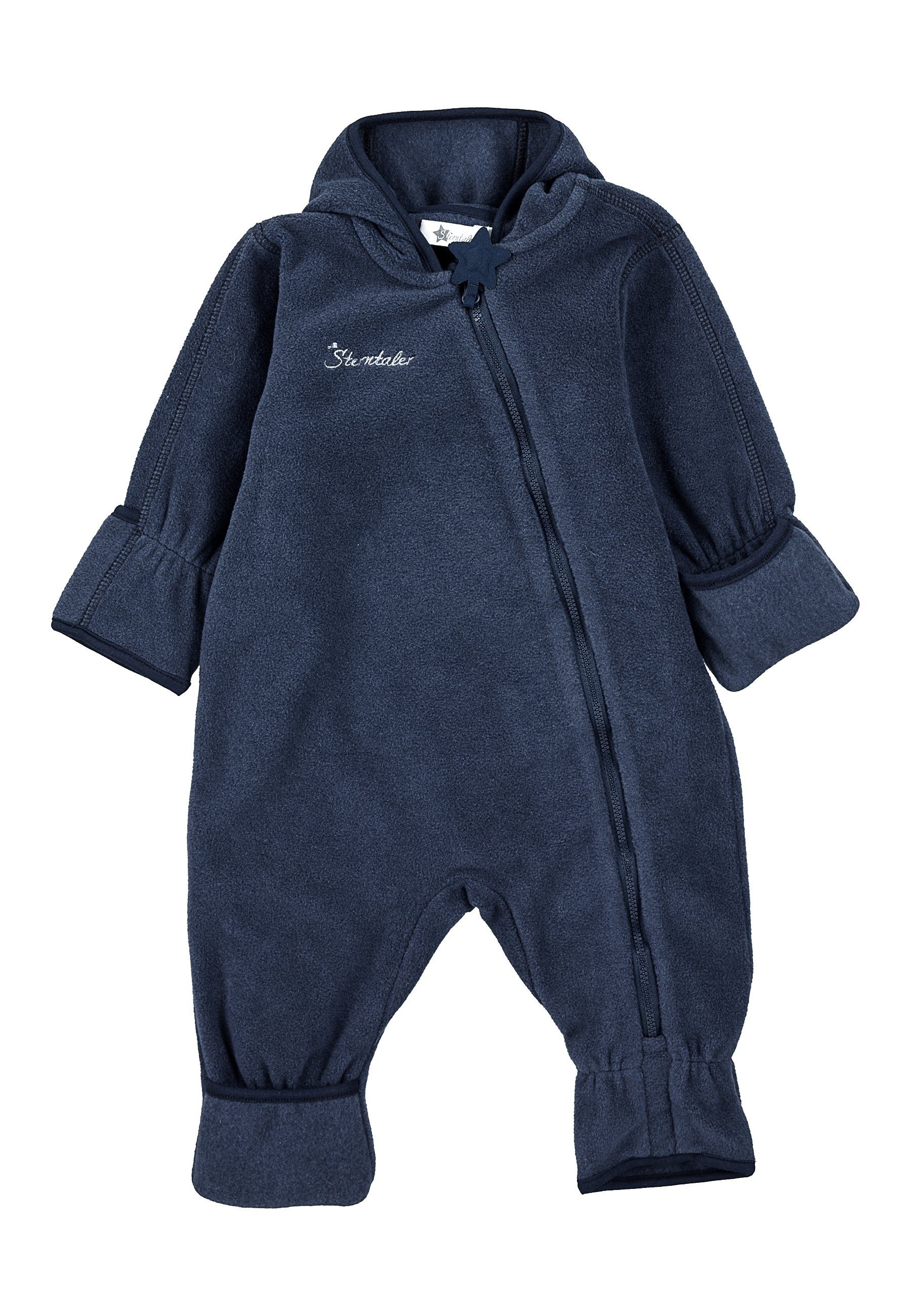 Overall (1-tlg) melange Microfleece Overall Sterntaler® blau