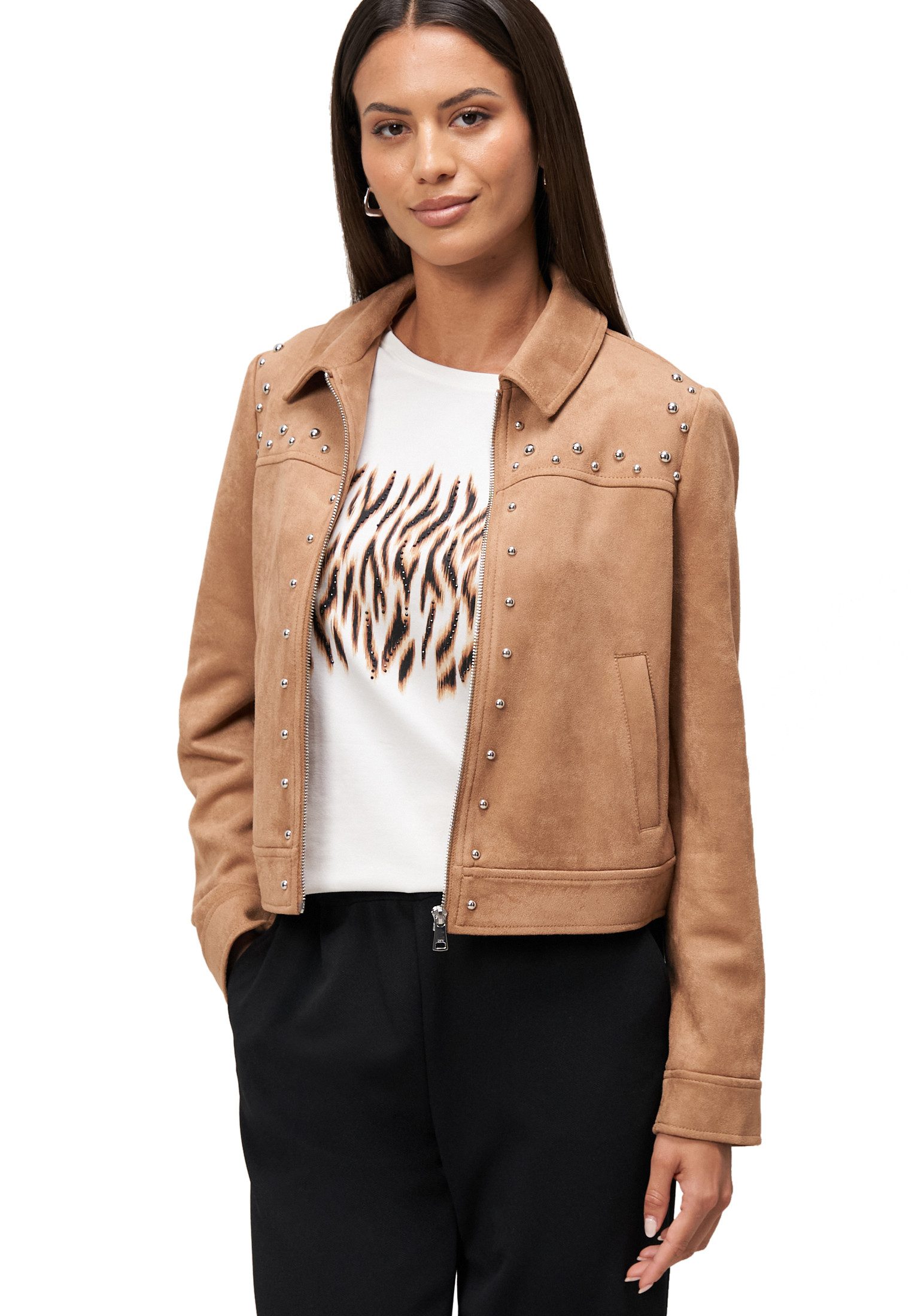Zero Jackenblazer Damen Jacke in Wildlederoptik weiteres Detail günstig online kaufen